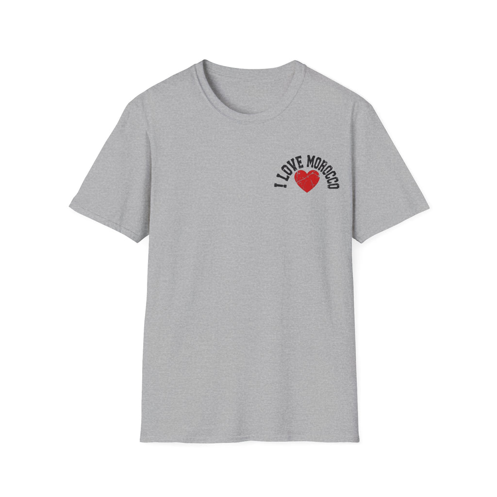 I Love Morocco Heart T-Shirt — Casual Travel Souvenir Tee