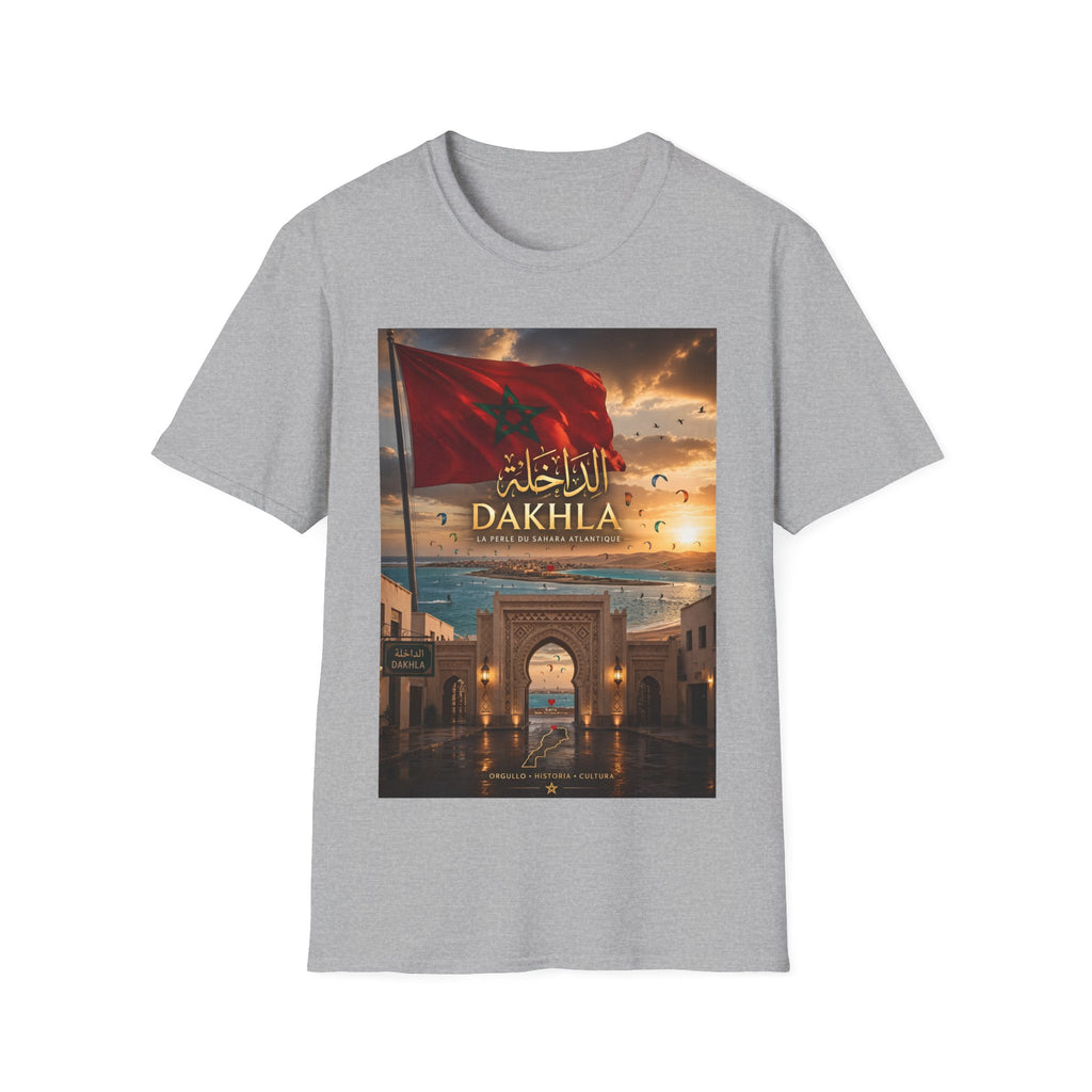 Dakhla Flag T-Shirt — Moroccan Dakhla Scenic Graphic Tee