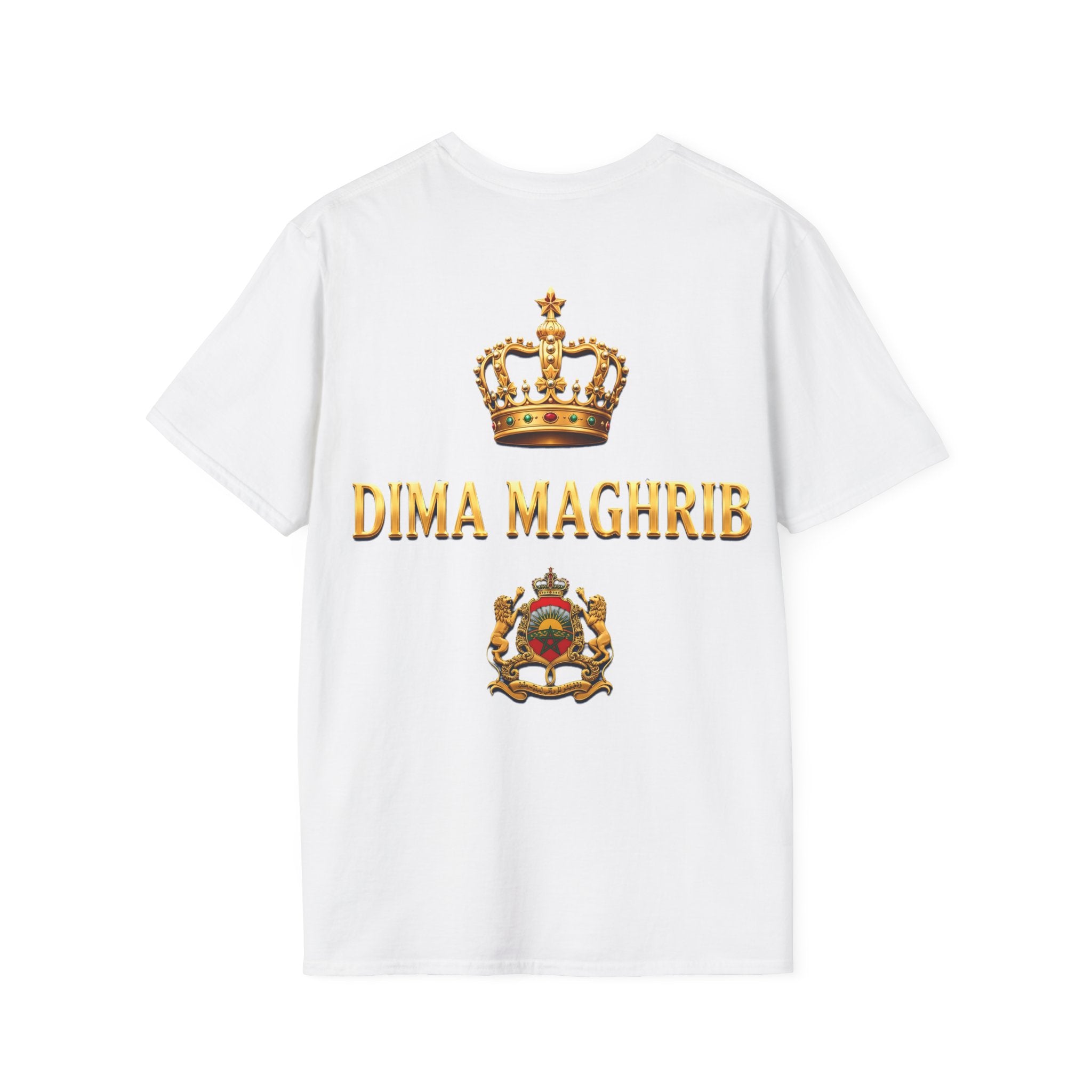 Morocco Coat of Arms Chest Emblem T-Shirt — Moroccan Crest Tee - LUMÏA