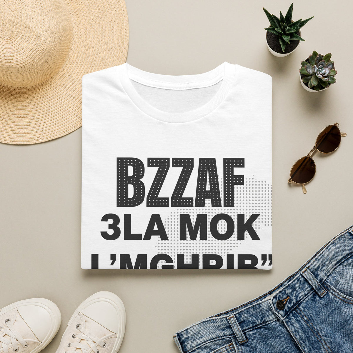 Khalini Sakta T‑Shirt — Bold Red Text Graphic Tee - LUMÏA