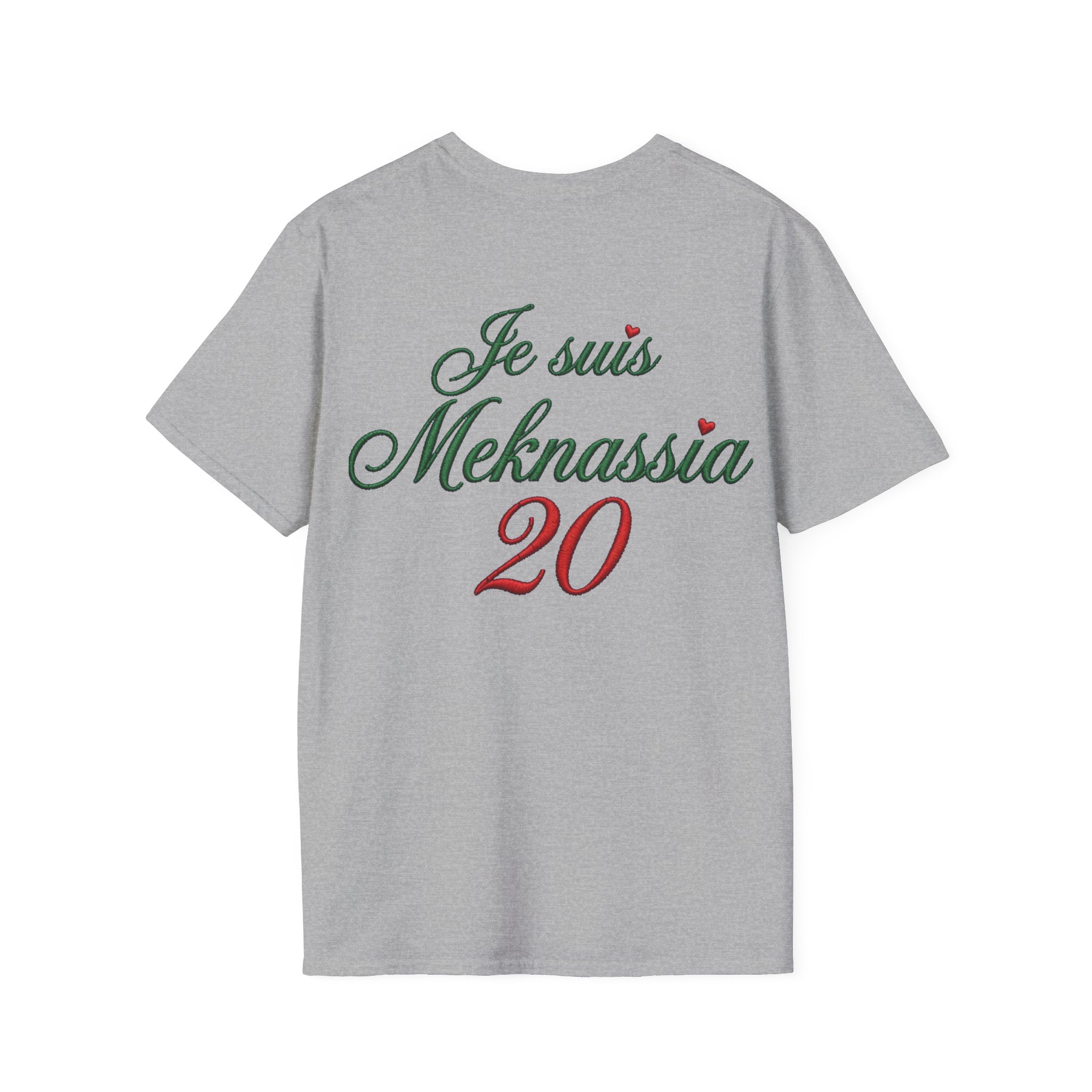 T-Shirt « Je suis Meknassia 20 » — Tee Casual Français-Arabe LUMÏA - LUMÏA