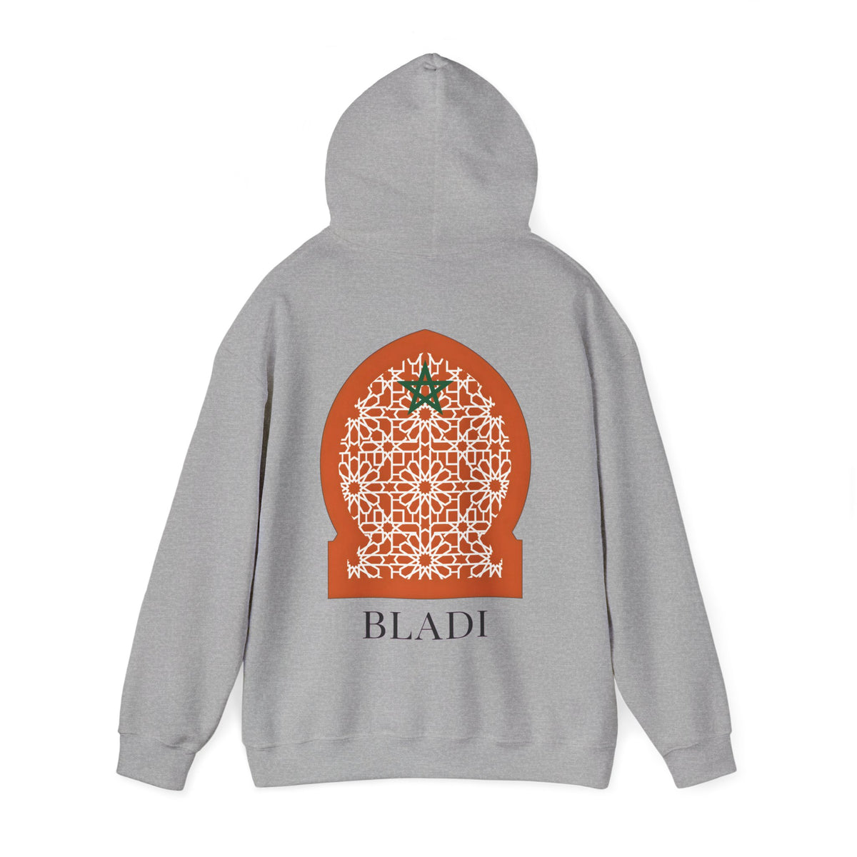 Sweat à capuche Bladi – Étoile et arche aux motifs marocains - LUMÏA