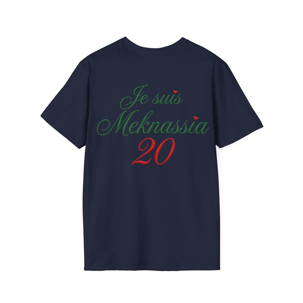 T-Shirt « Je suis Meknassia 20 » — Tee Casual Français-Arabe LUMÏA - LUMÏA