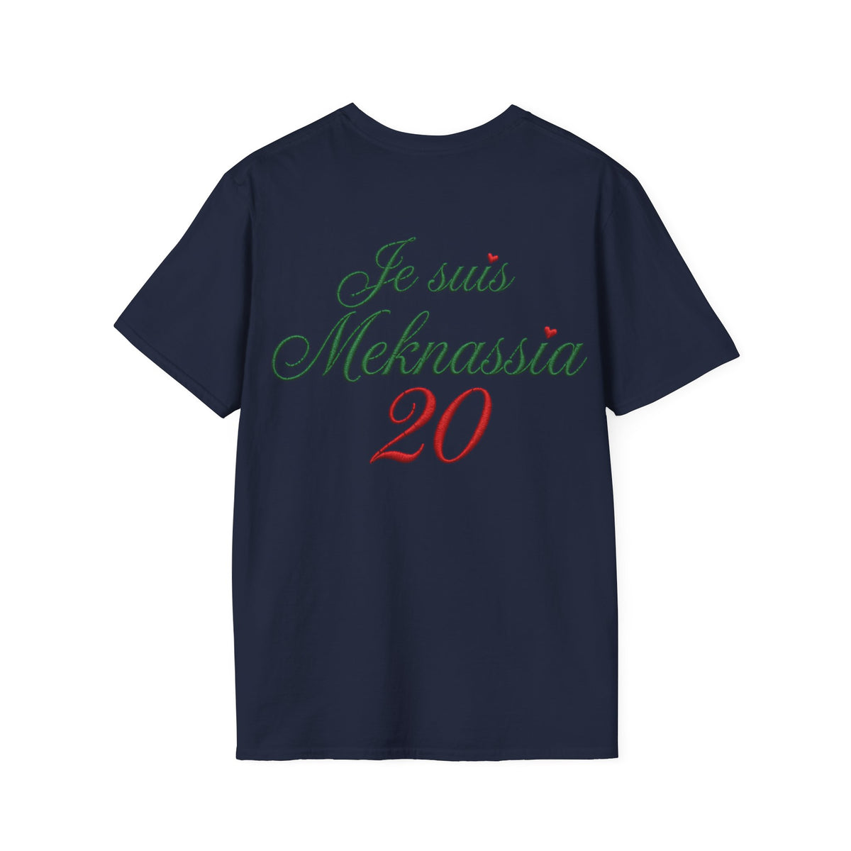 T-Shirt « Je suis Meknassia 20 » — Tee Casual Français-Arabe LUMÏA - LUMÏA