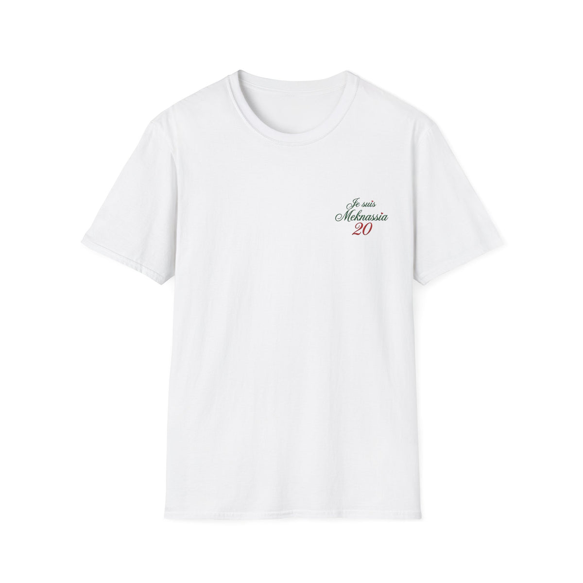 T-Shirt « Je suis Meknassia 20 » — Tee Casual Français-Arabe LUMÏA - LUMÏA