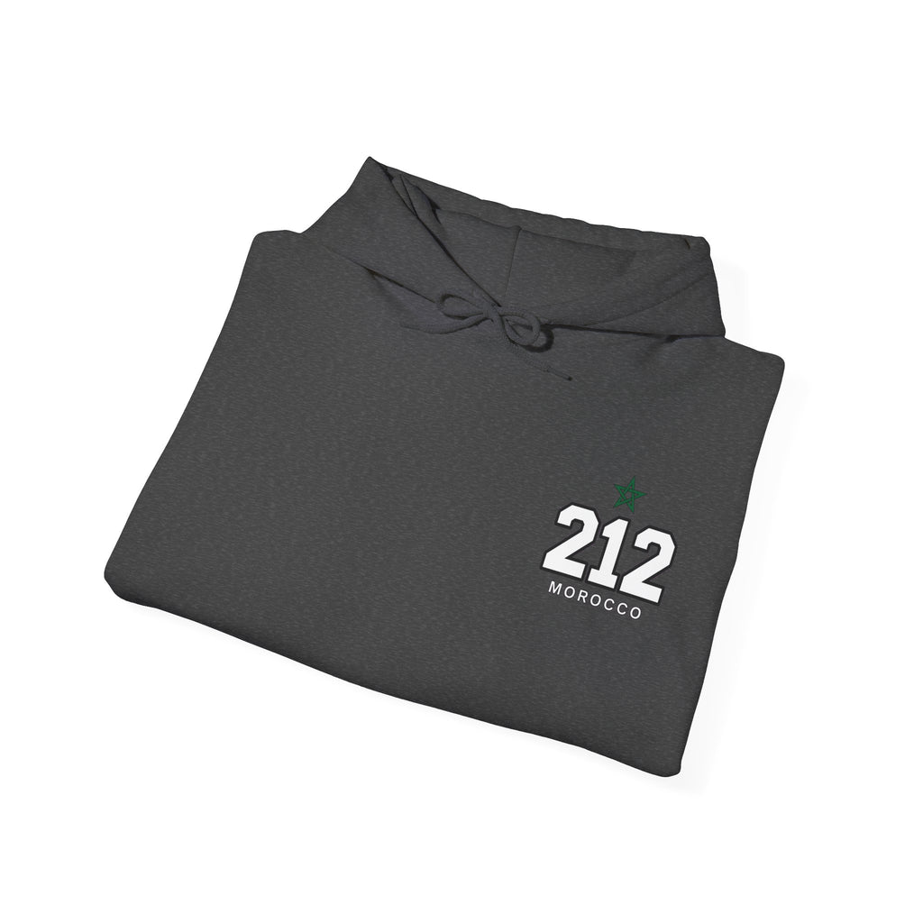 Hoodie Morocco 212 — Sweat à Capuche Vintage Numéro Maroc - LUMÏA