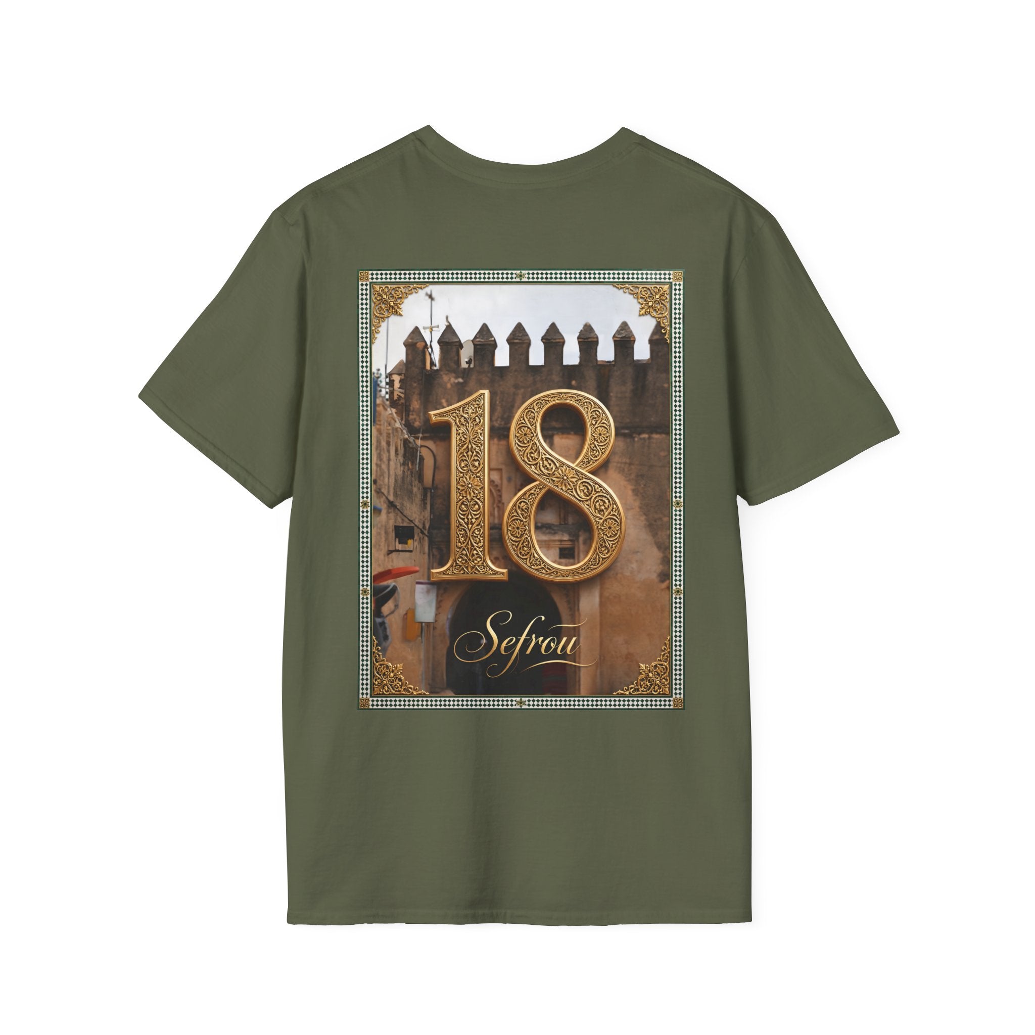 18th Birthday Tee — Elegant Gold Number Birthday T-Shirt - LUMÏA