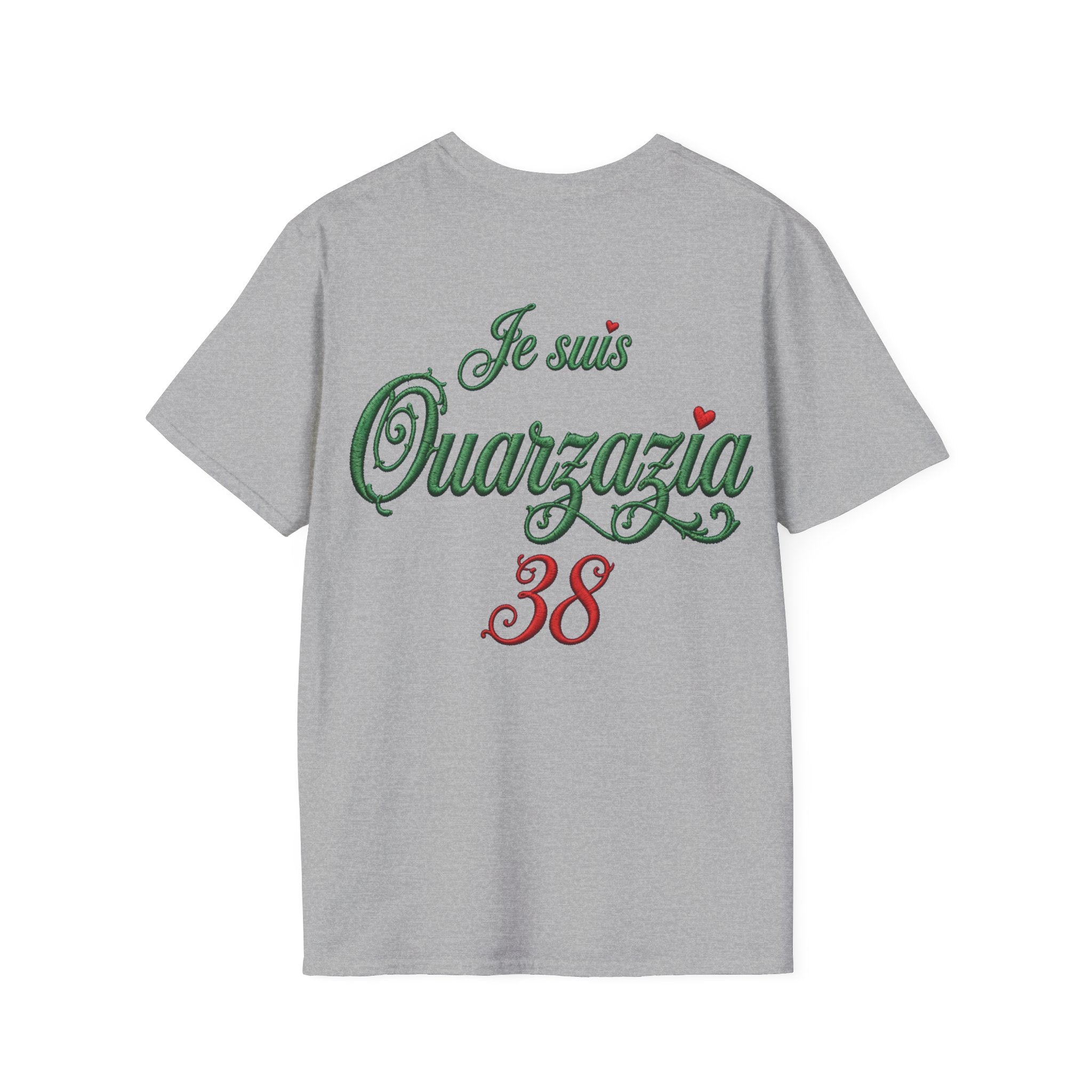 T-Shirt — Je suis Ouazzazia 38 Minimalist Chest Logo - LUMÏA