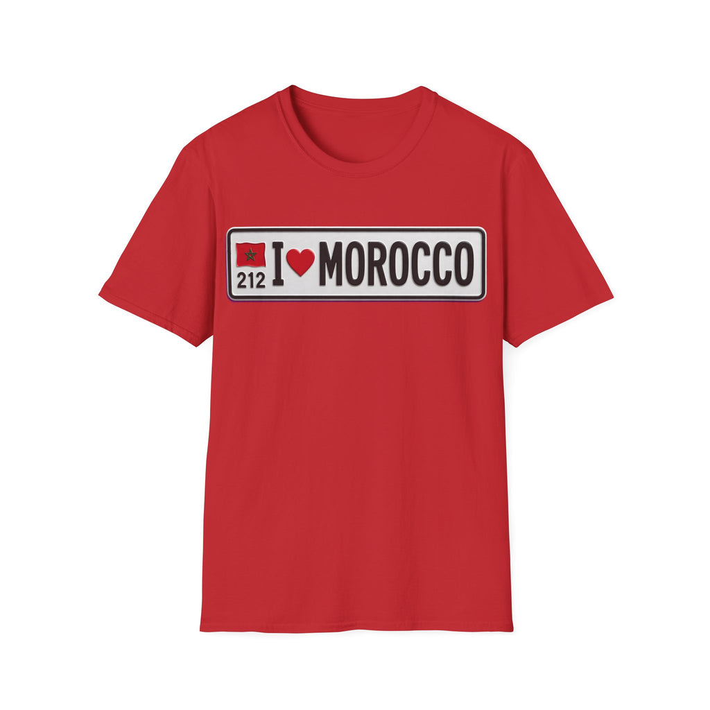 I  Morocco T-Shirt — Passport Plate Travel Tee