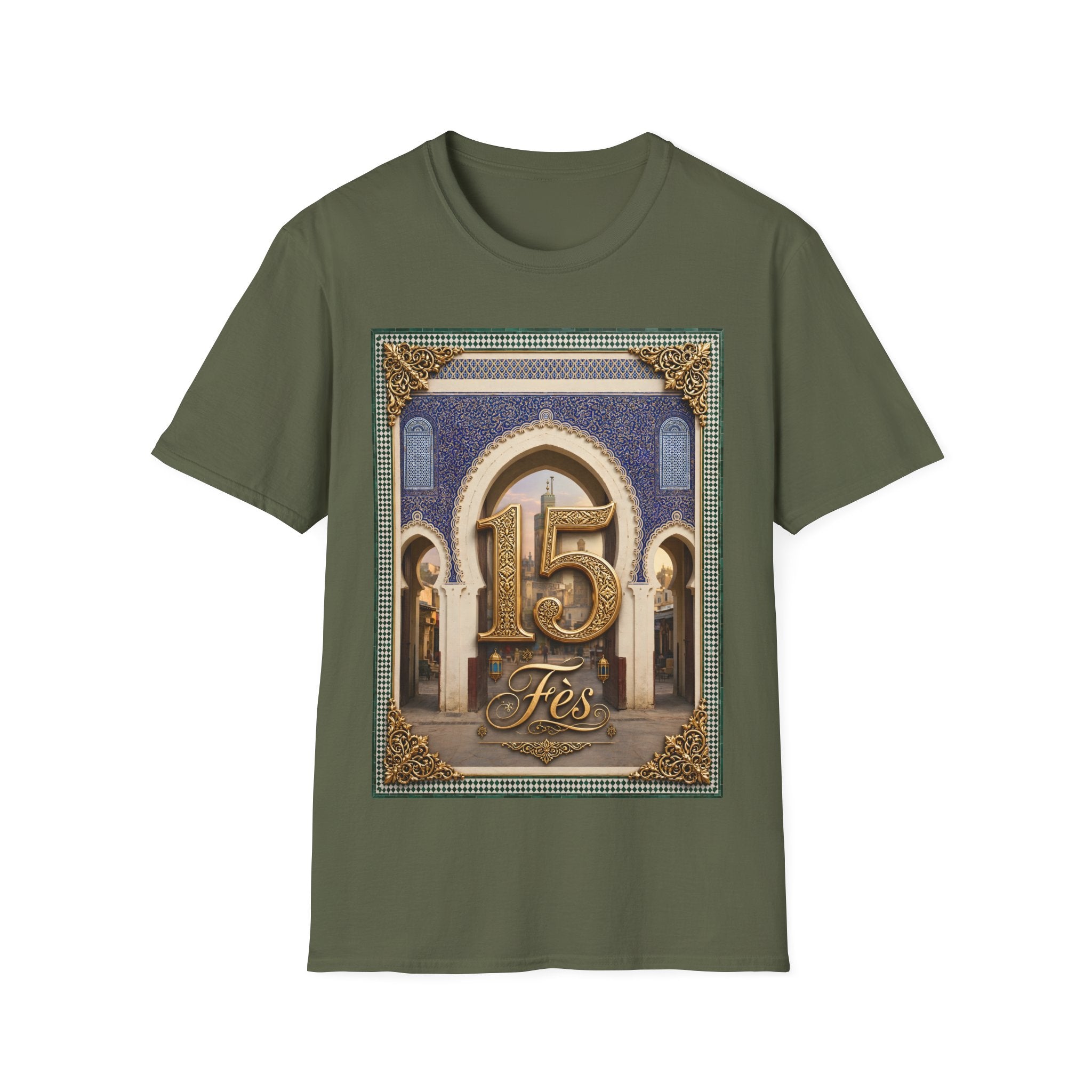 15 Fes Tile Arch T-Shirt
