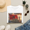 Casablanca Moroccan Flag T‑Shirt — Scenic Cityscape Souvenir Tee - LUMÏA