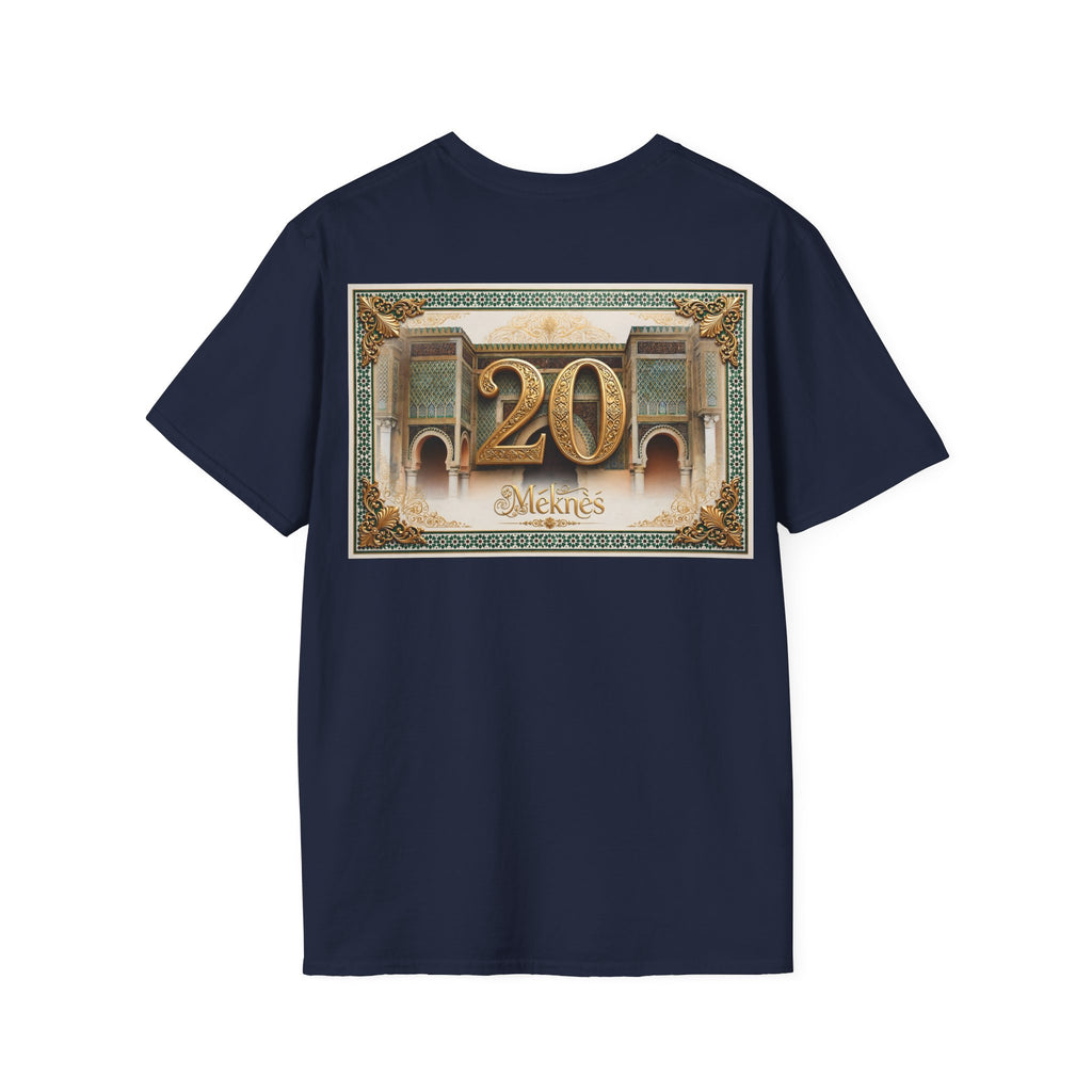20th Birthday Moroccan Palace T-Shirt — Gold Zellige Anniversary Graphic Tee - LUMÏA
