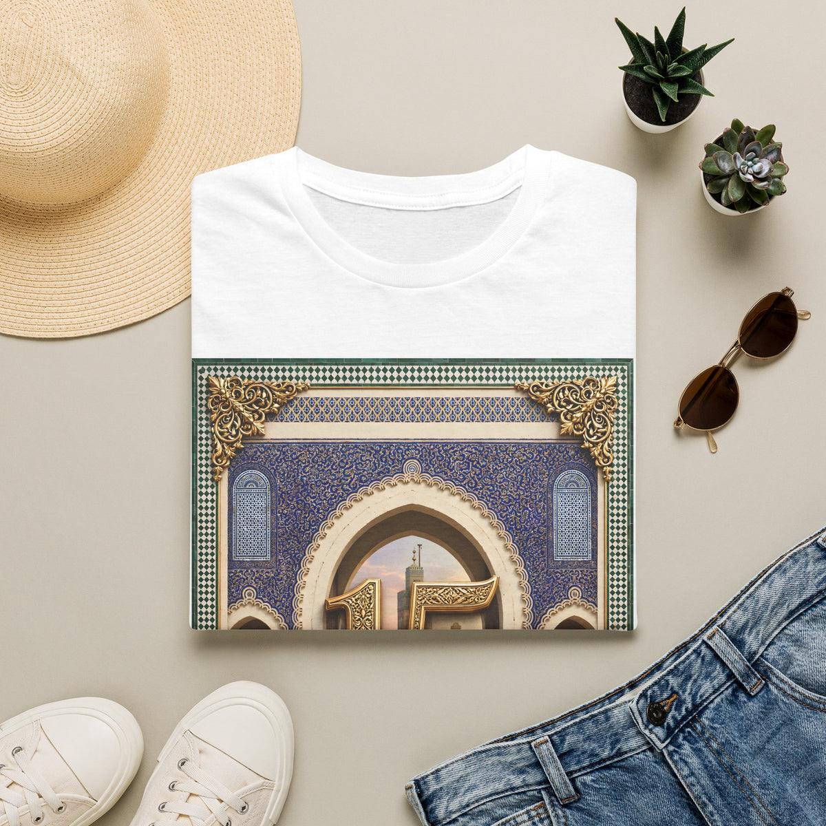 15 Fes Tile Arch T-Shirt - LUMÏA
