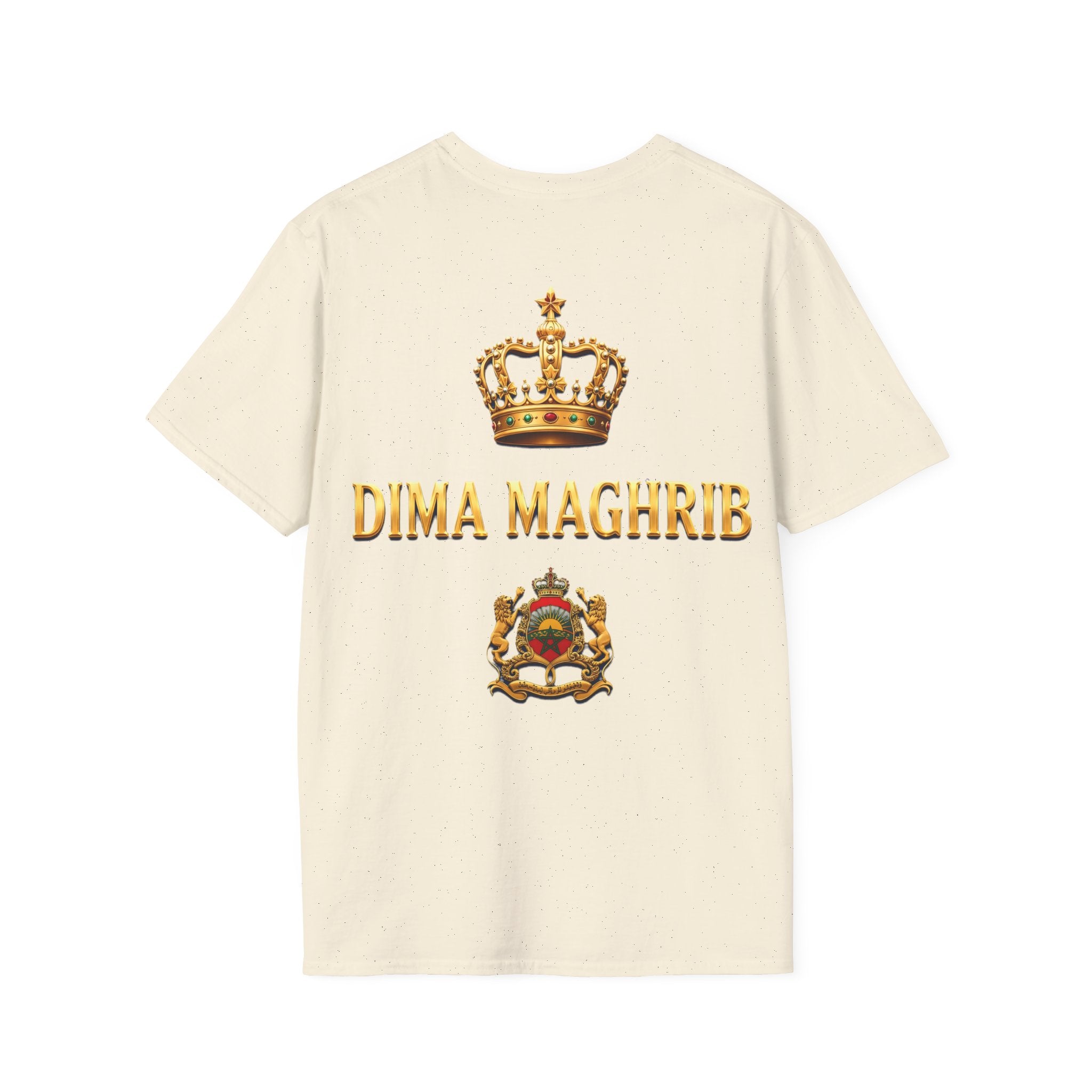 Morocco Coat of Arms Chest Emblem T-Shirt — Moroccan Crest Tee - LUMÏA