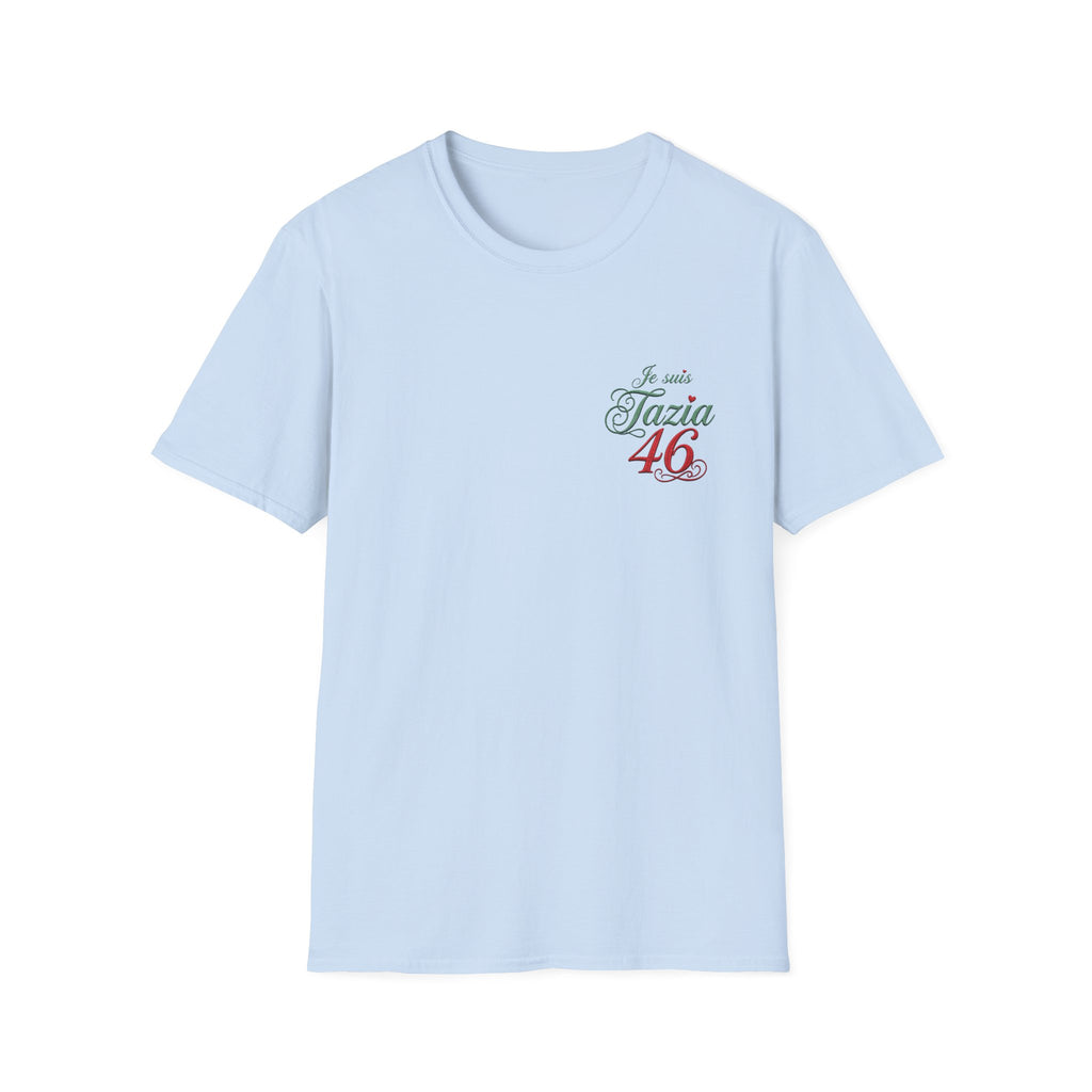 T-Shirt « Je suis Tazia 46 » — Tee Casual Français-Arabe LUMÏA - LUMÏA