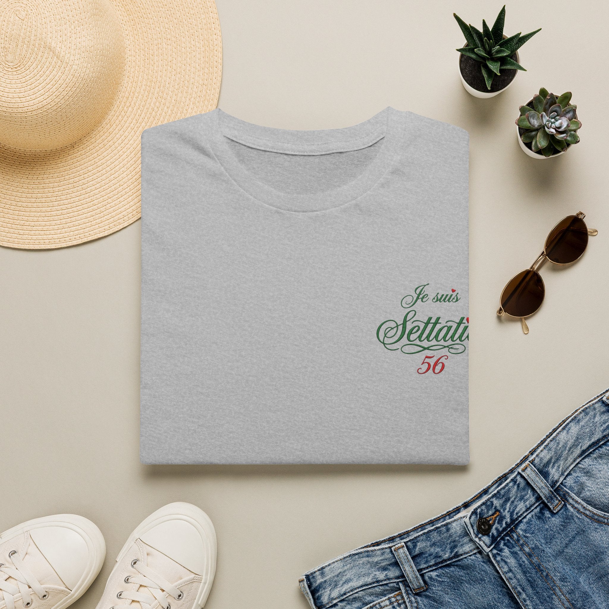 T-Shirt « Je suis Settatia 56 » — Tee Casual Français-Arabe LUMÏA - LUMÏA