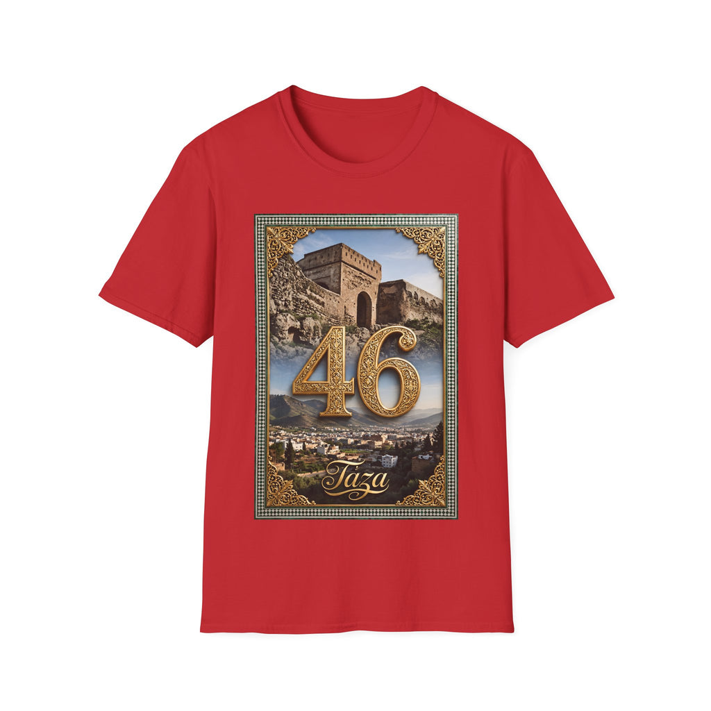 46 Meknès Ramparts T-Shirt — Moroccan Ancient Walls Graphic Tee - LUMÏA