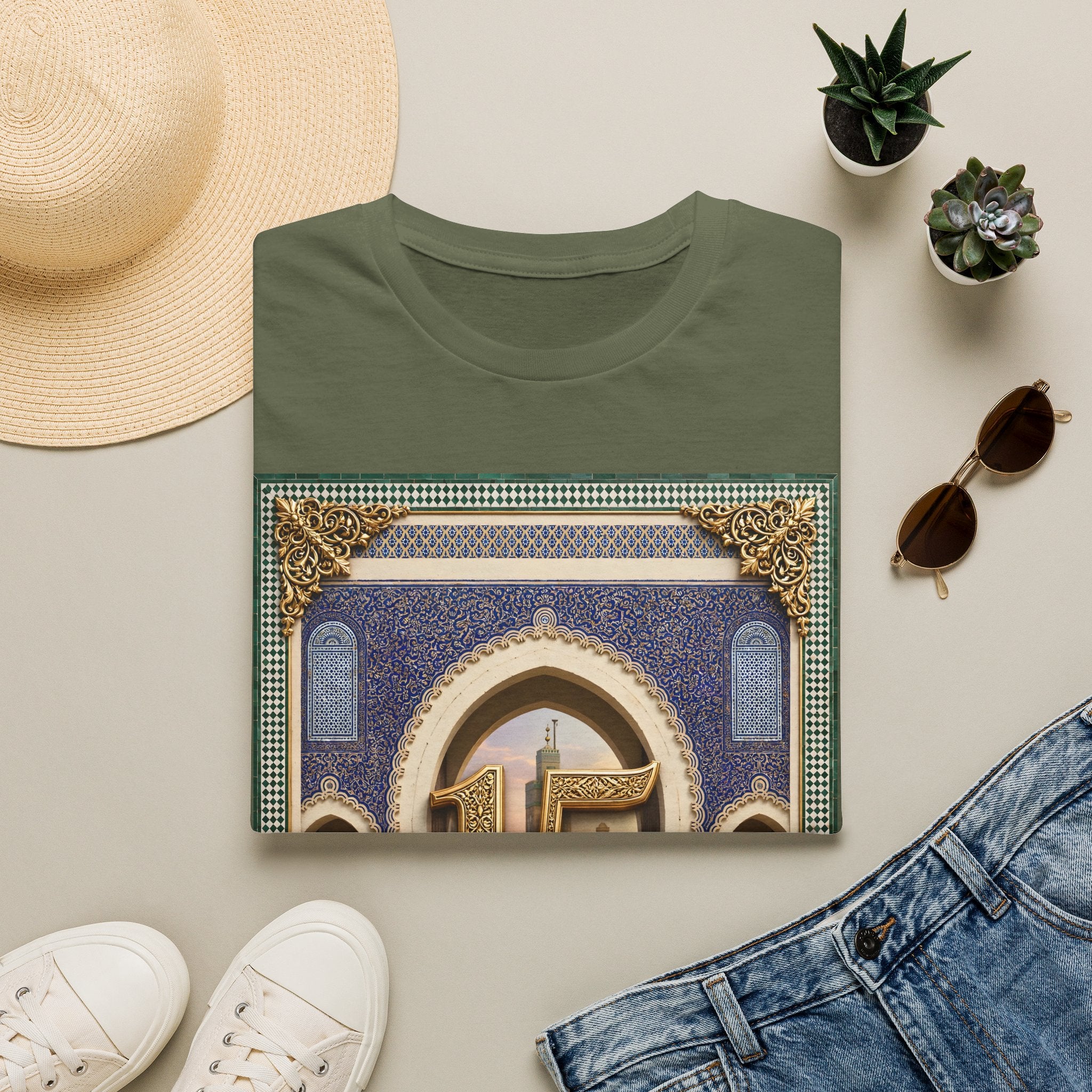 15 Fes Tile Arch T-Shirt - LUMÏA
