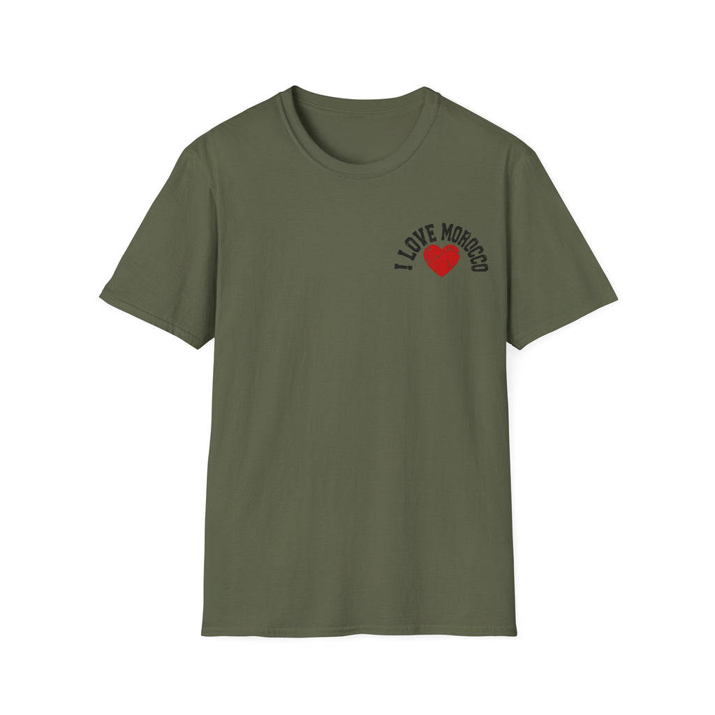 I Love Morocco Heart T-Shirt — Casual Travel Souvenir Tee