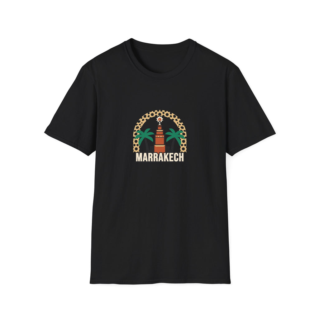 T-shirt Marrakech Palmiers — Souvenir de voyage au Maroc
