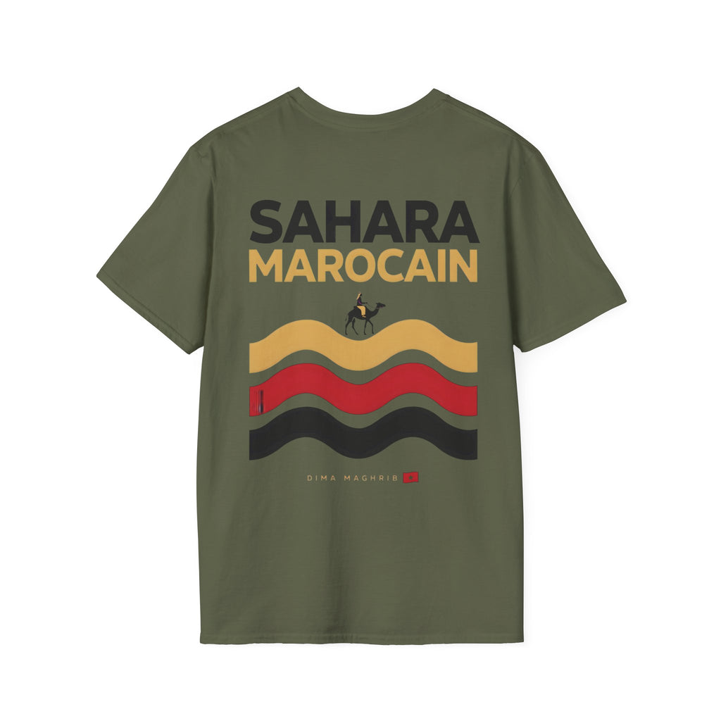 Sahara Desert Camel Pocket Graphic T-Shirt - LUMÏA