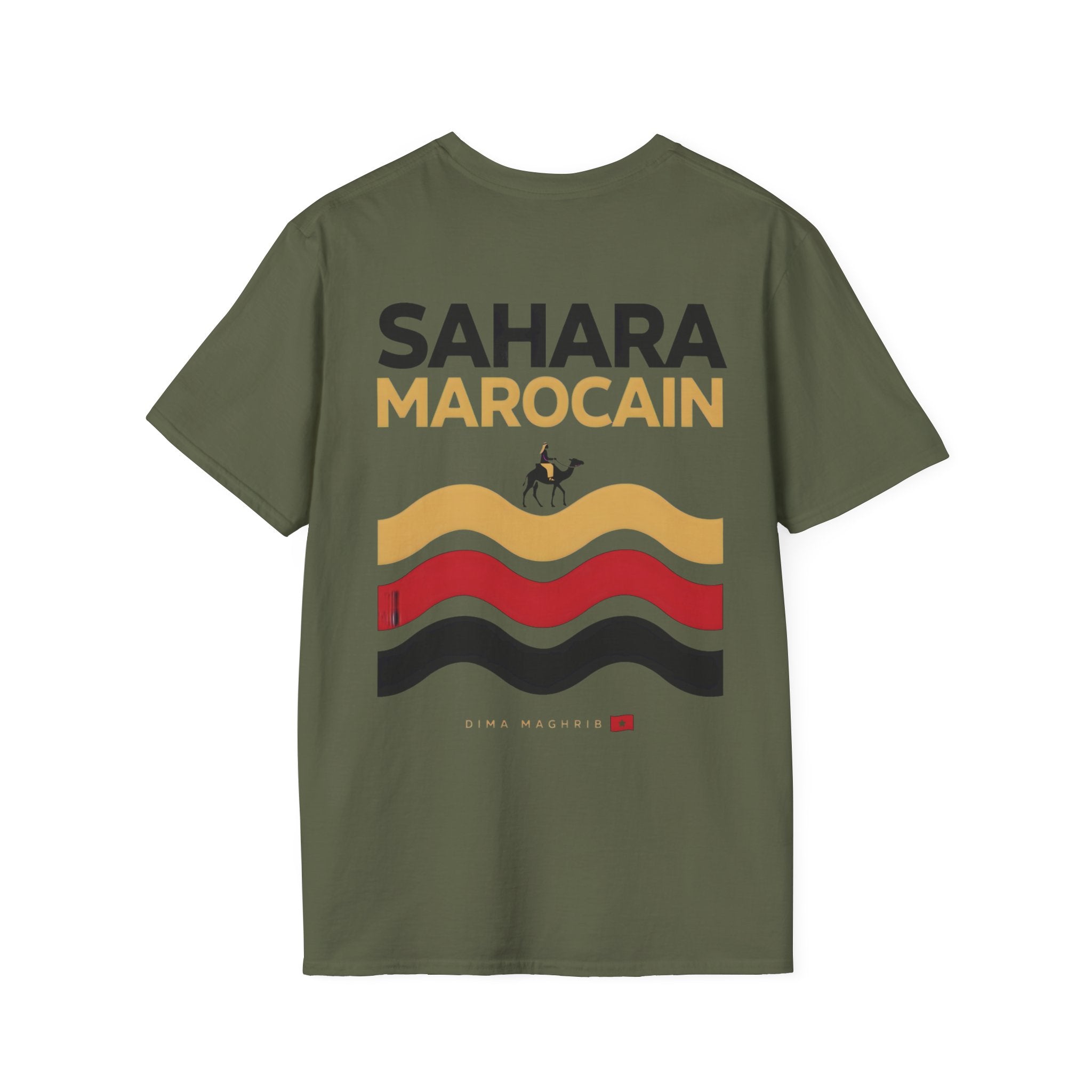 Sahara Desert Camel Pocket Graphic T-Shirt - LUMÏA