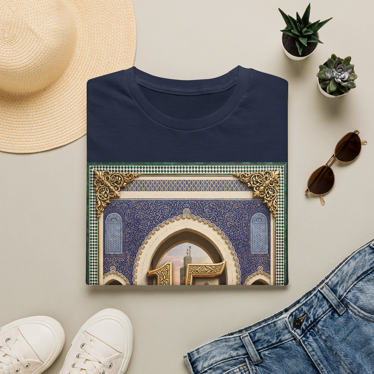 15 Fes Tile Arch T-Shirt - LUMÏA