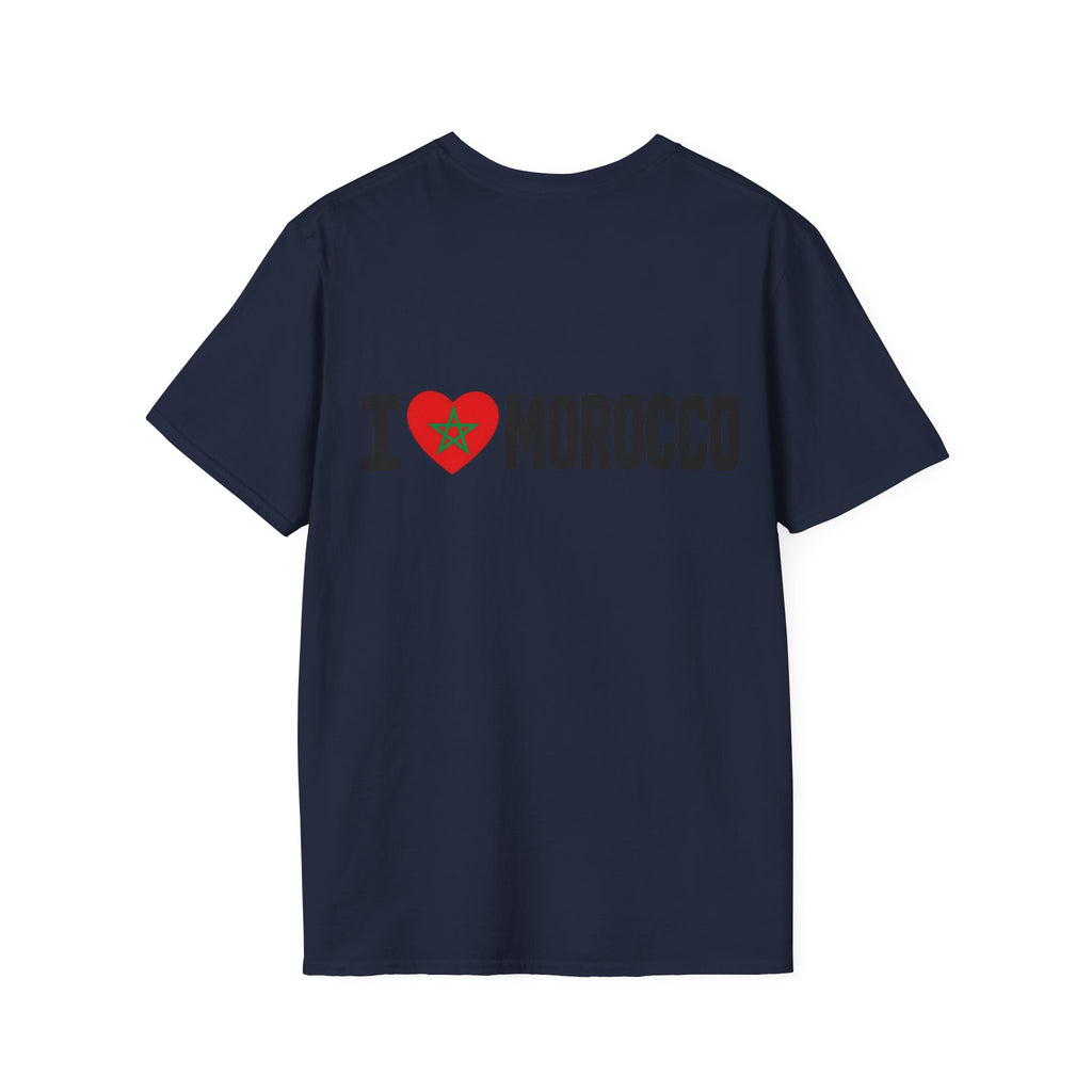 T-Shirt — I  Morocco Minimal Chest Logo Tee