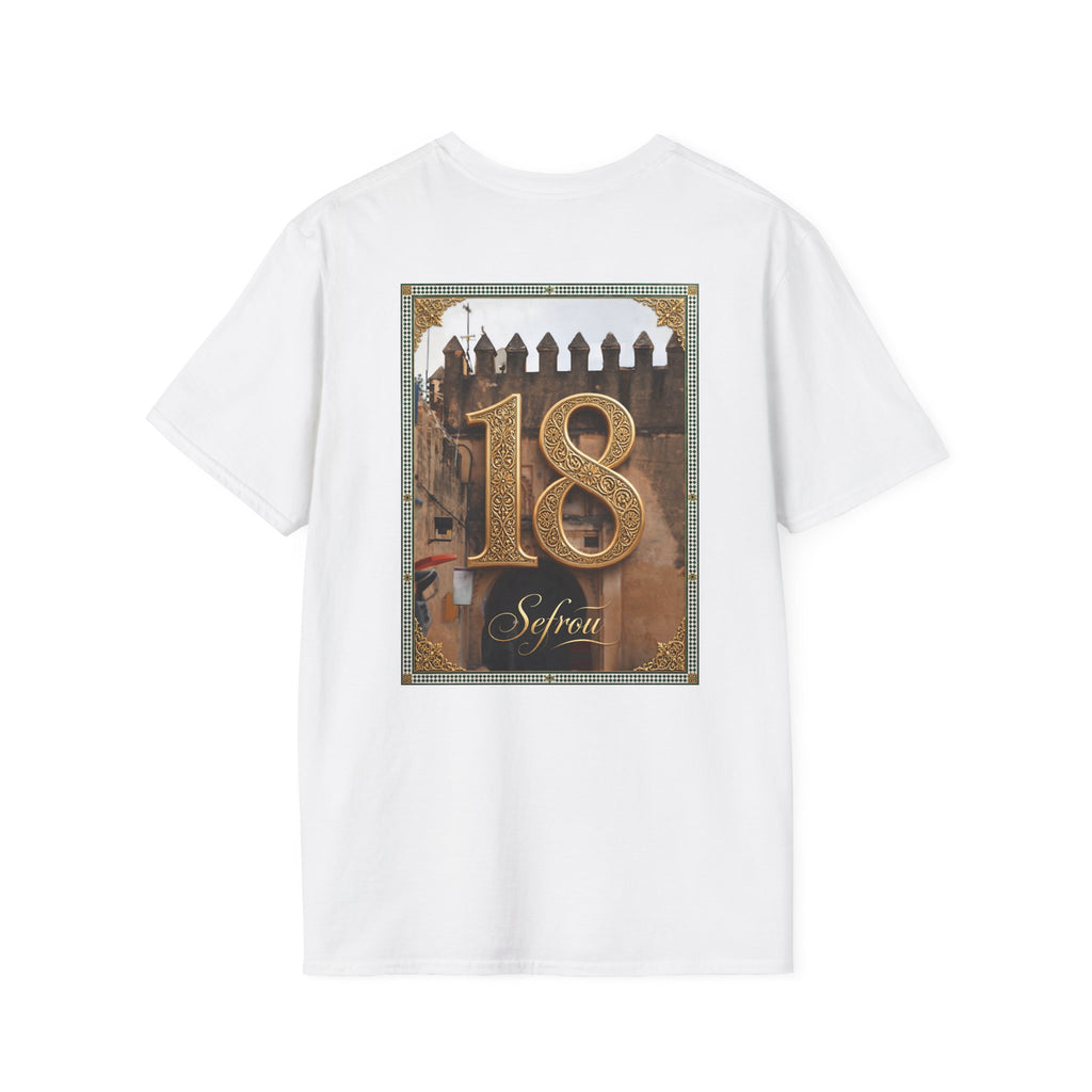 T-Shirt — Sefrou Morocco Flag Design (صفرو) | Moroccan Cityscape Souvenir - LUMÏA