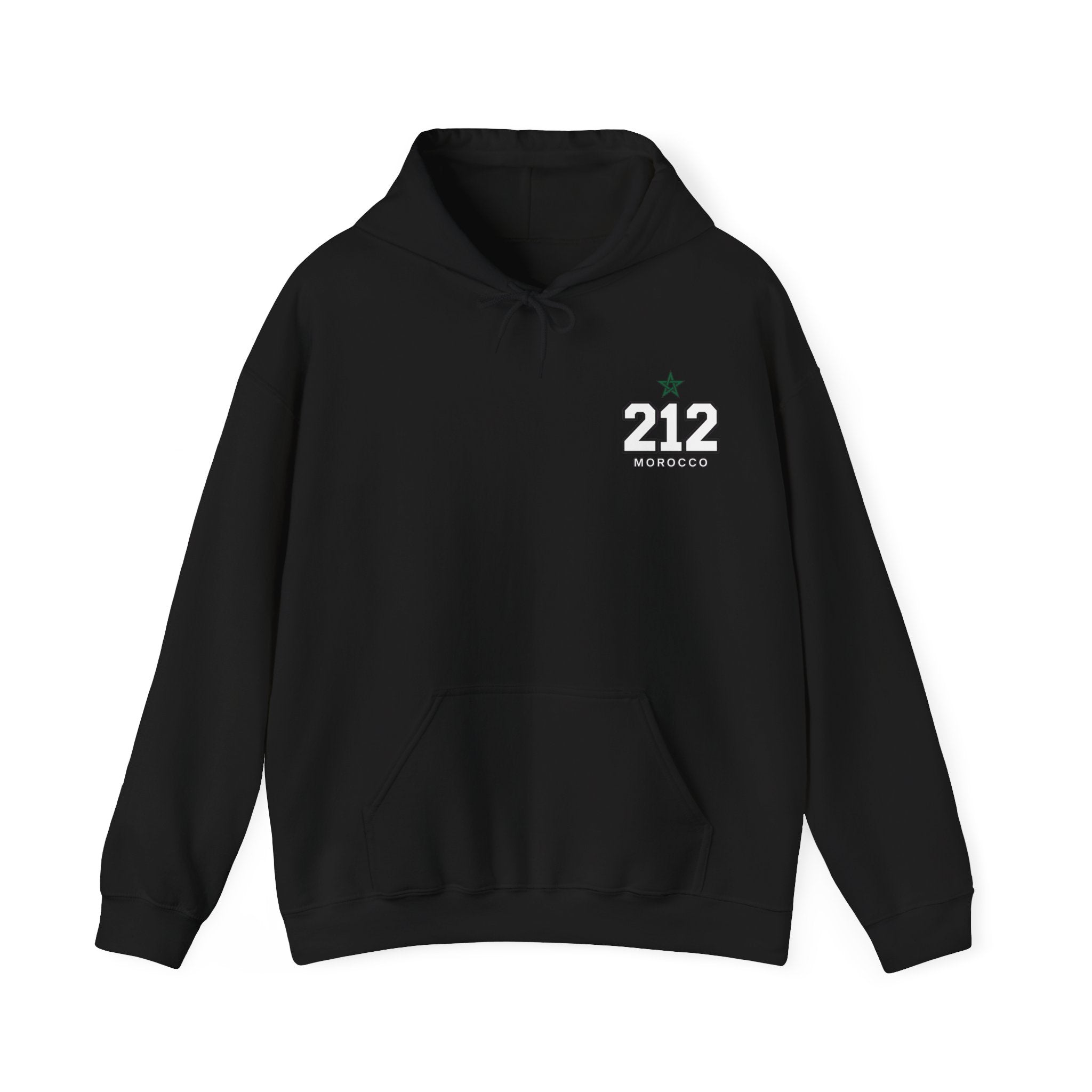 Hoodie Morocco 212 — Sweat à Capuche Vintage Numéro Maroc - LUMÏA