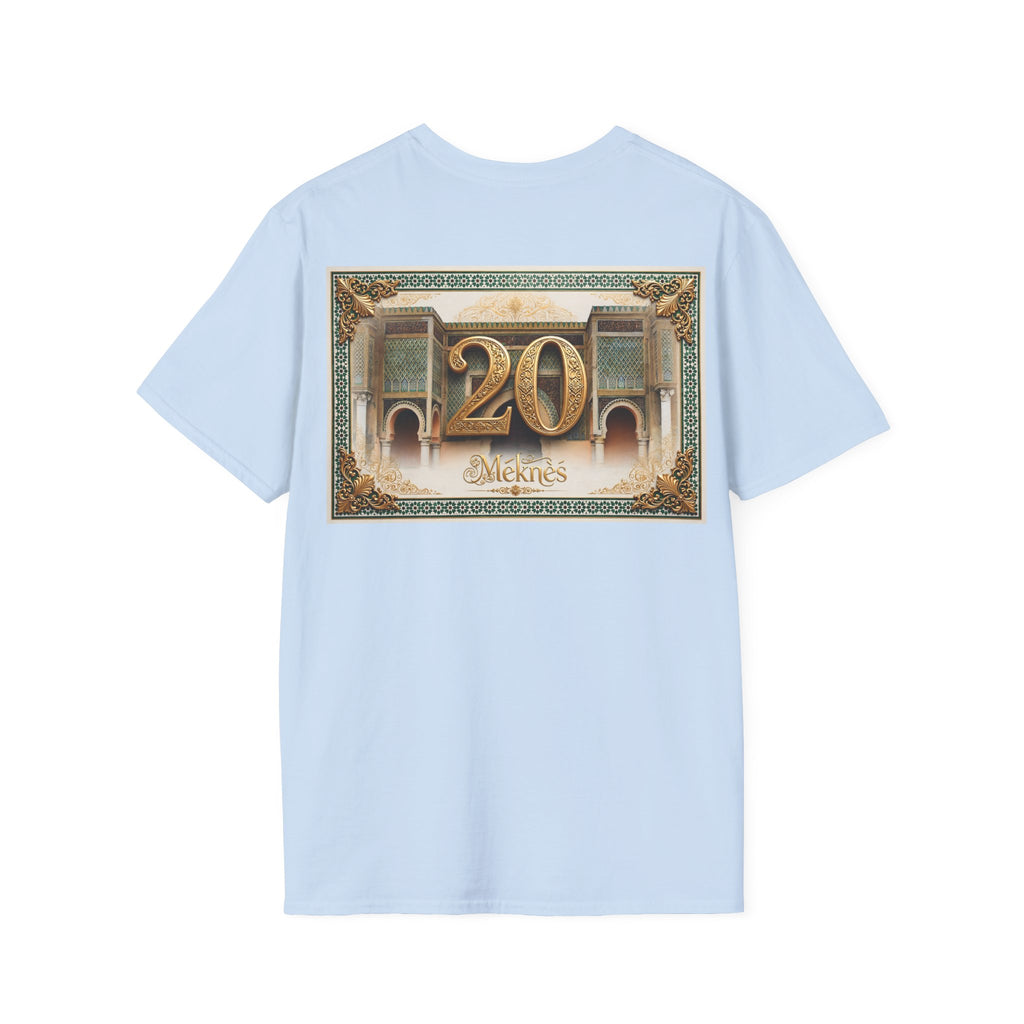20th Birthday Moroccan Palace T-Shirt — Gold Zellige Anniversary Graphic Tee - LUMÏA