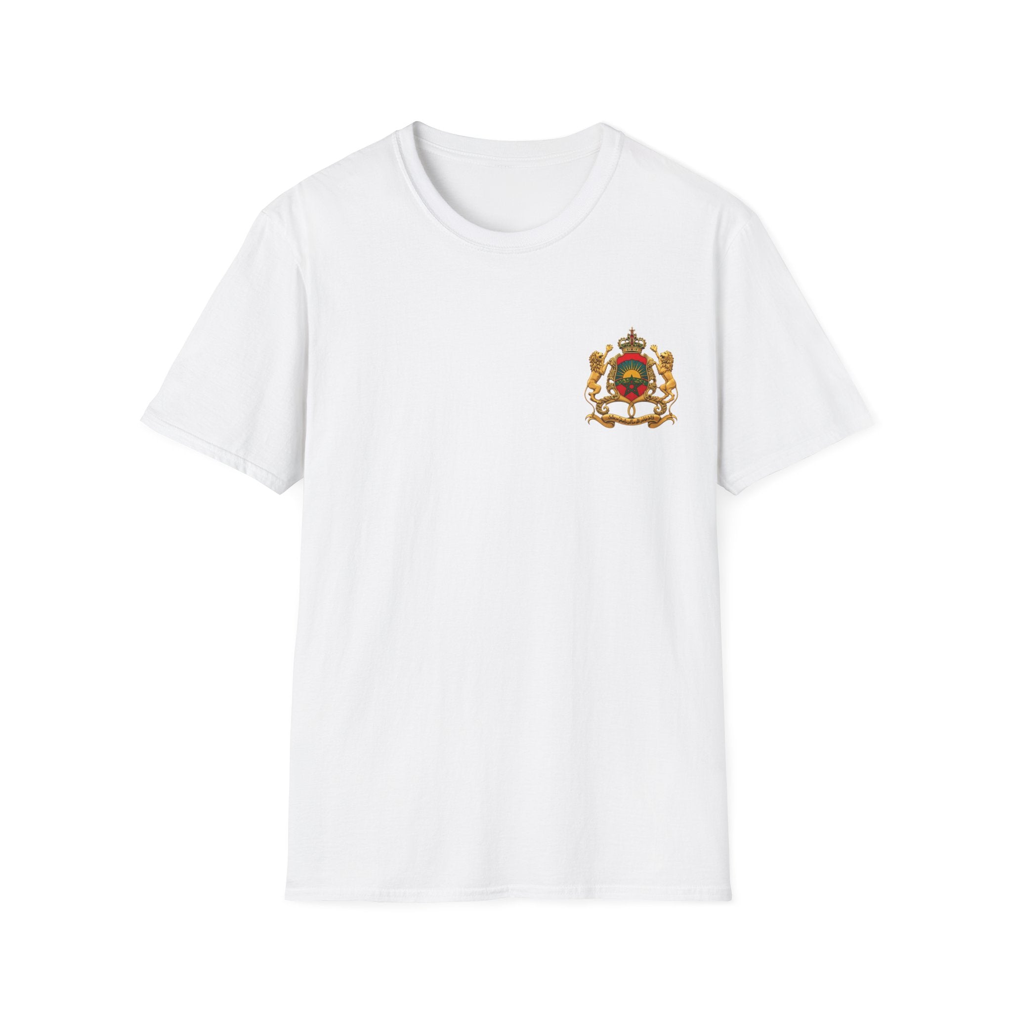 Vintage Heraldic Crest T-Shirt — Royal Coat of Arms Pocket Tee