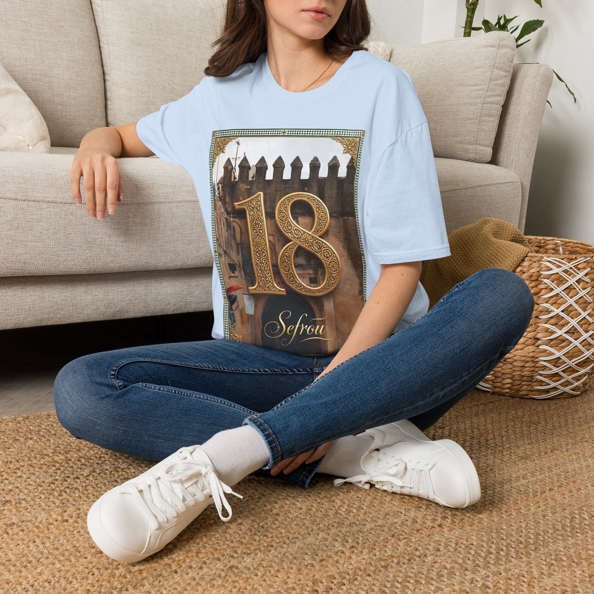 18th Birthday Tee — Elegant Gold Number Birthday T-Shirt - LUMÏA