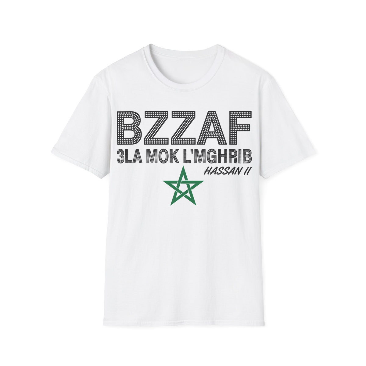 BZZAF 3LA MOK L’MGHRIB T-Shirt — Moroccan Pride Graphic Tee - LUMÏA