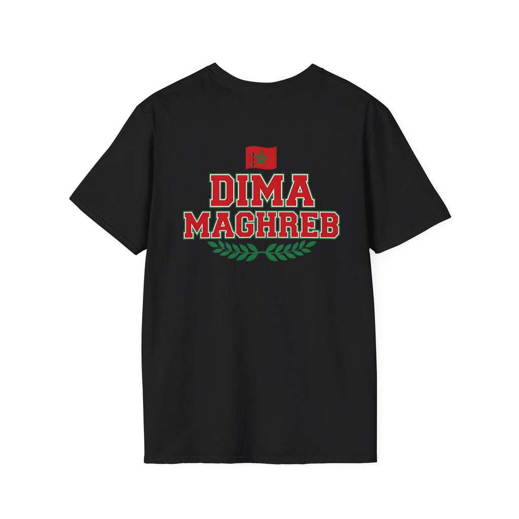 T-Shirt Logo Cœur Dima Maghrib — Fierté Nord-Africaine Casual - LUMÏA