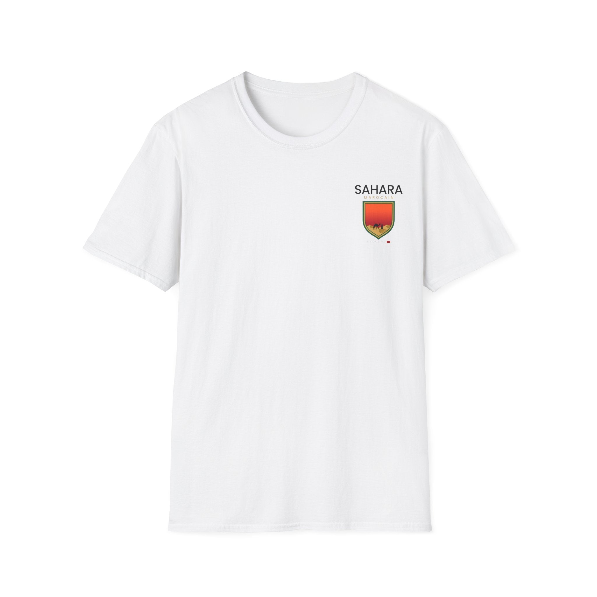 Sahara Sunset T-Shirt — Desert Shield Graphic Tee - LUMÏA