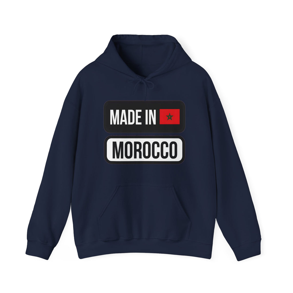 Sweat à capuche fabriqué au Maroc, lion Casa Blanca - LUMÏA