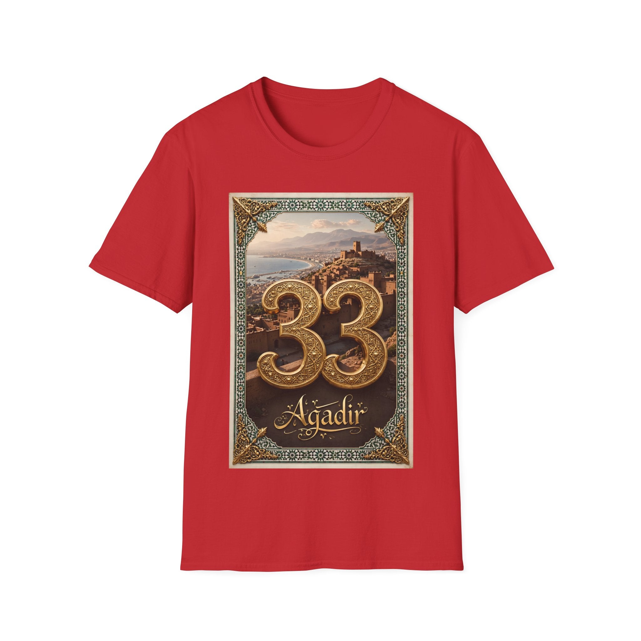 Moroccan Agadir 33 Vintage Poster T-Shirt