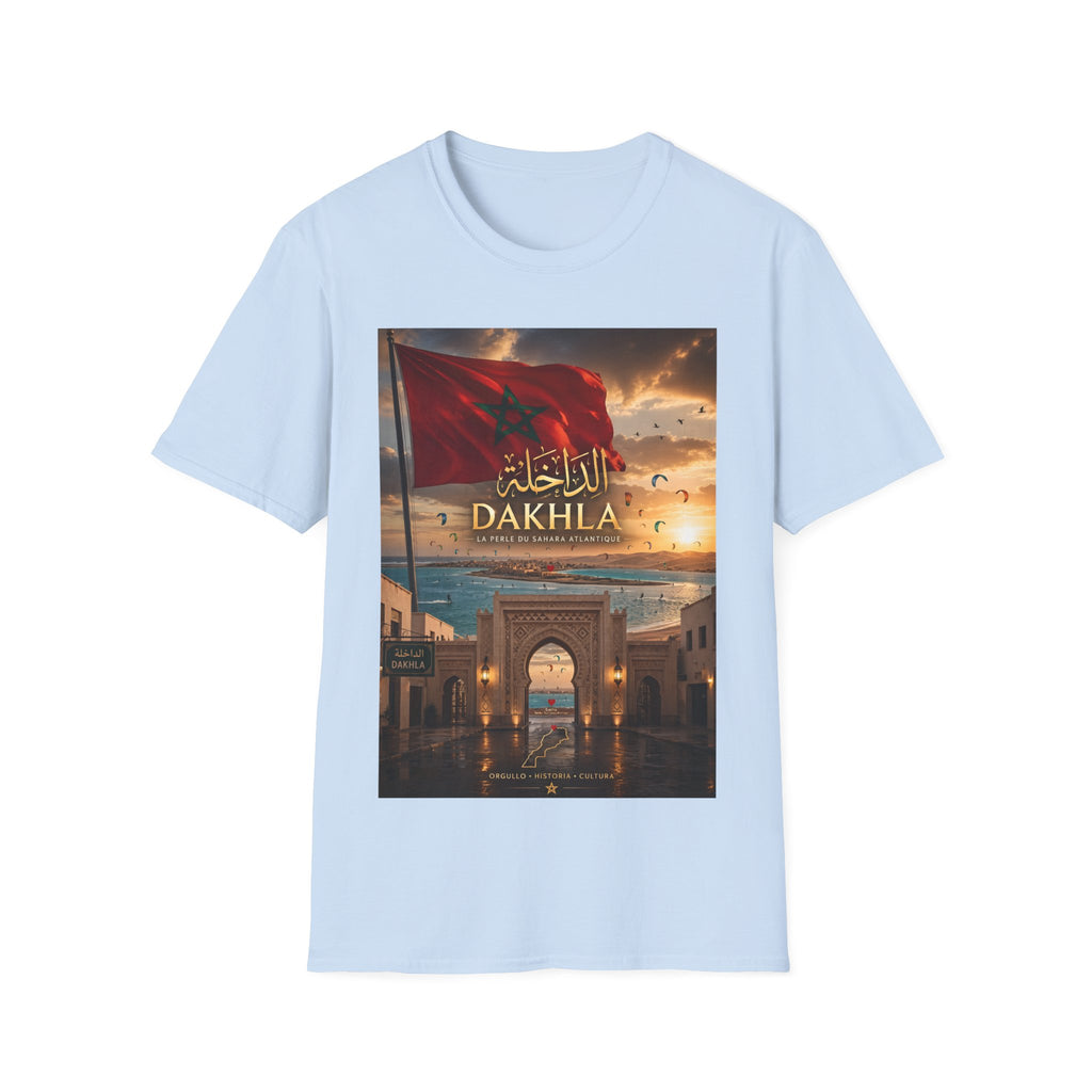 Dakhla Flag T-Shirt — Moroccan Dakhla Scenic Graphic Tee