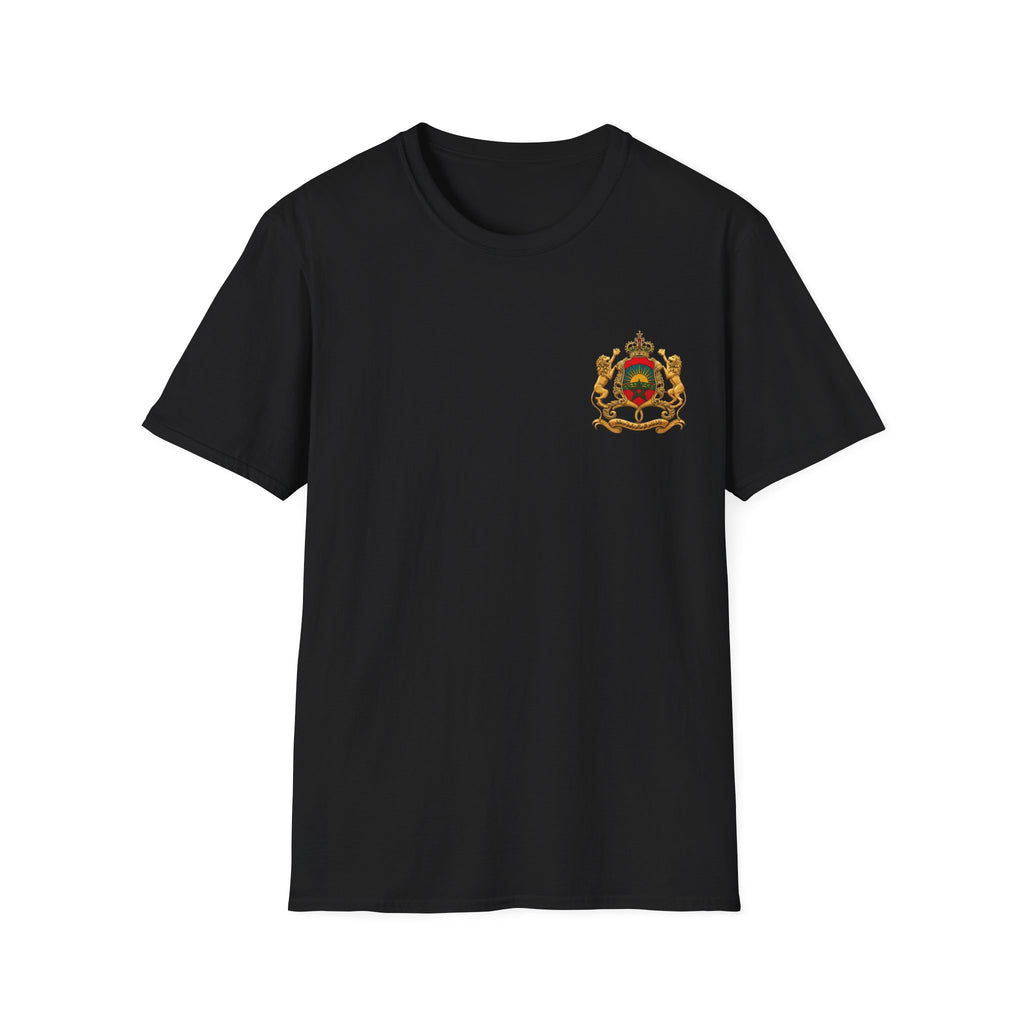 Vintage Heraldic Crest T-Shirt — Royal Coat of Arms Pocket Tee
