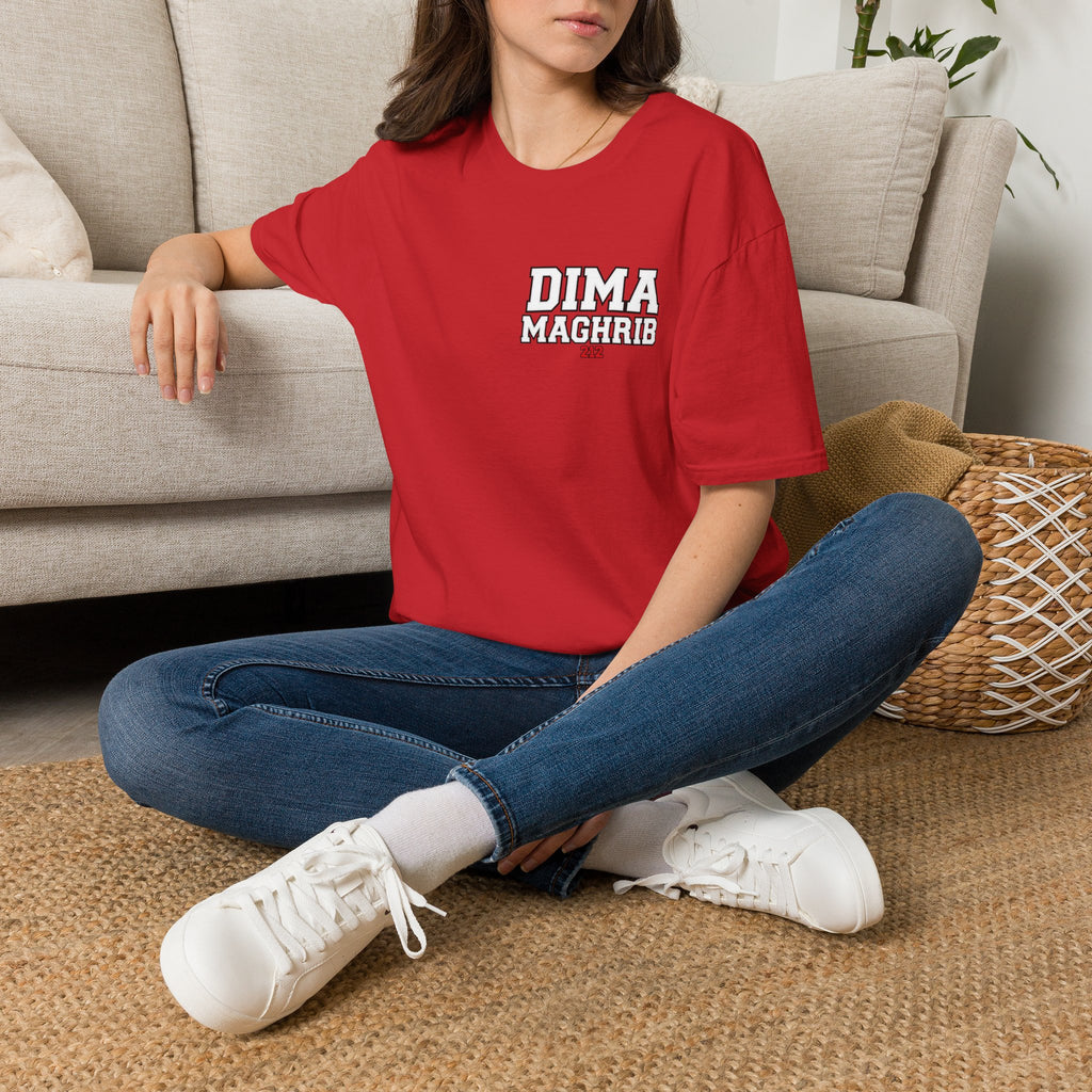 Dima Maghrib Graphic T-Shirt — Casual College-Style Tee