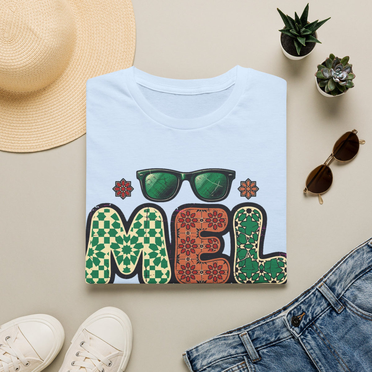 Mel Mexico T-Shirt — Retro Floral Mexico Graphic Tee - LUMÏA