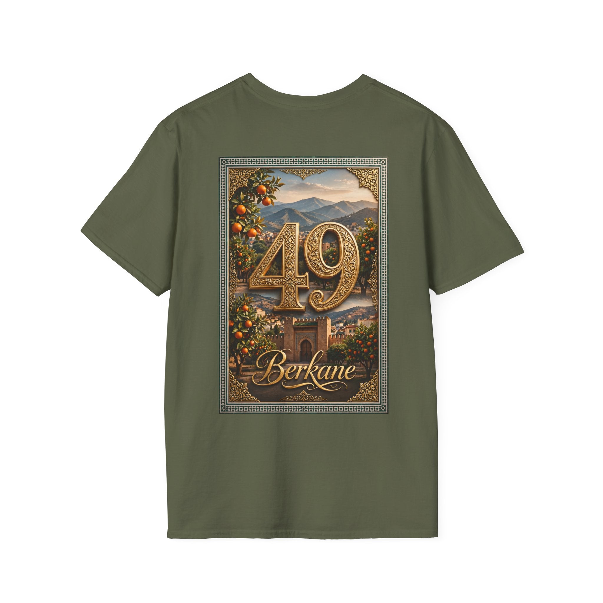 Vintage Floral Number T‑Shirt — Personalized 40/49 Birthday Tee - LUMÏA