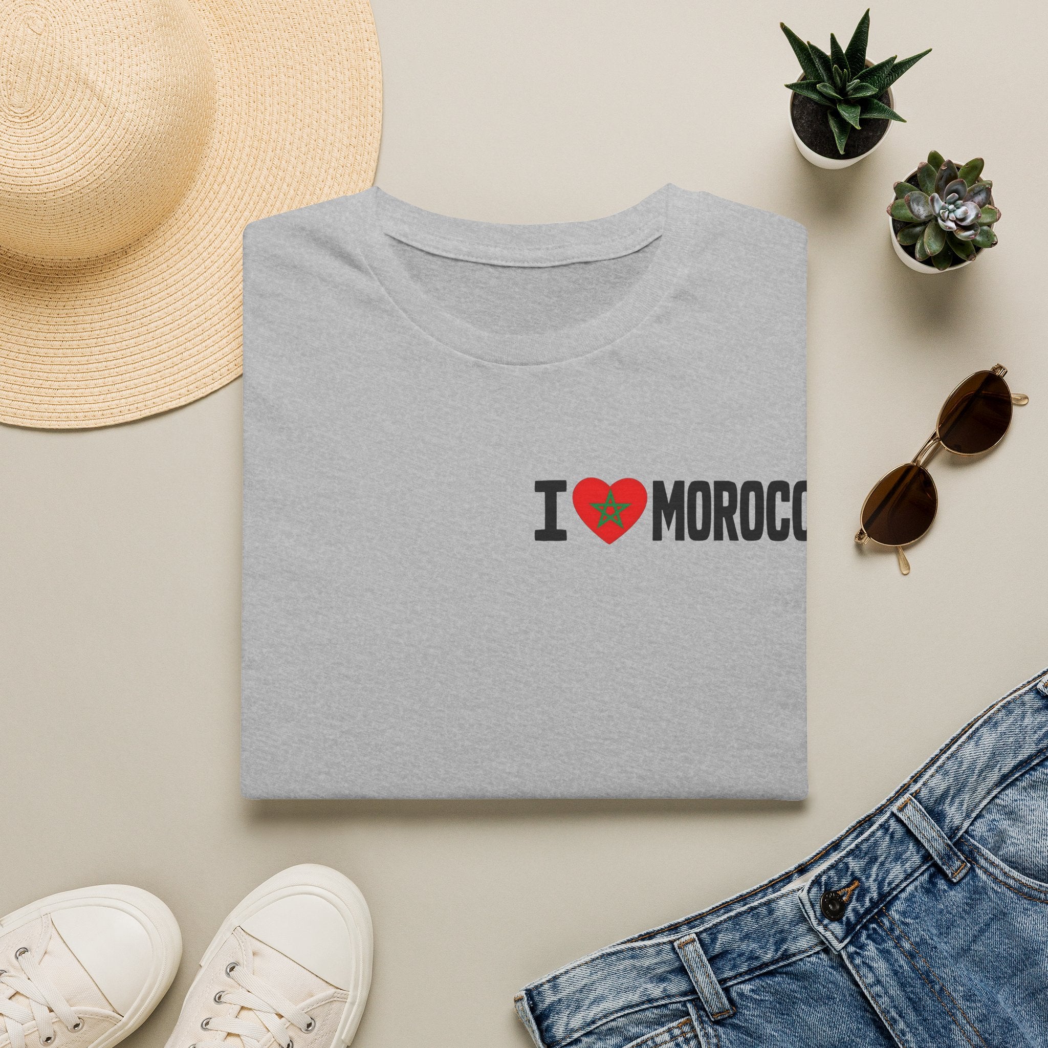 I Morocco T-Shirt — Travel Souvenir Tee - LUMÏA