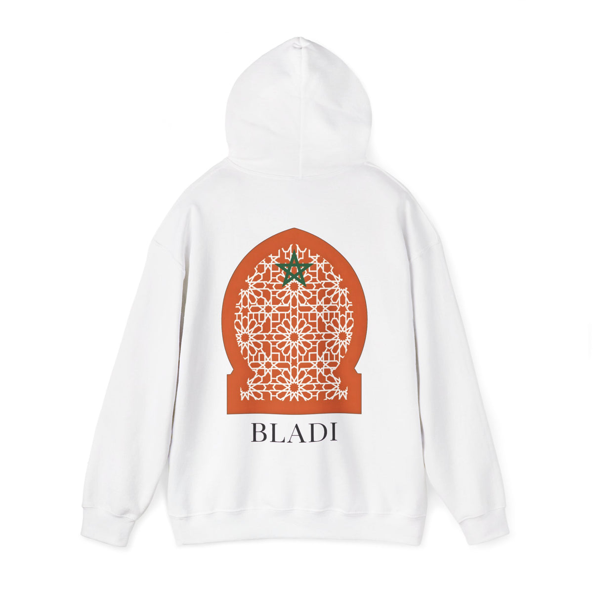 Sweat à capuche Bladi – Étoile et arche aux motifs marocains - LUMÏA