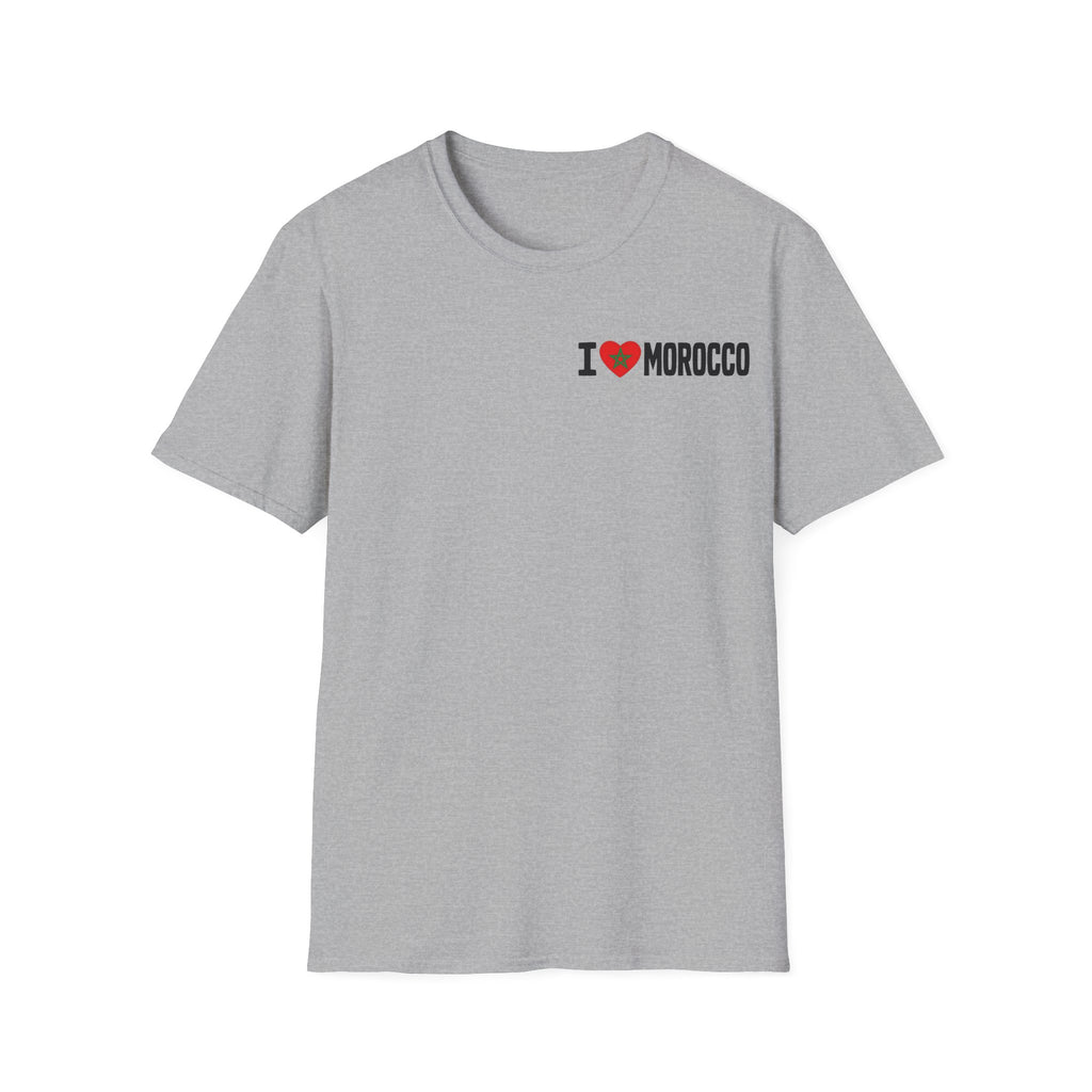 T-Shirt — I  Morocco Minimal Chest Logo Tee
