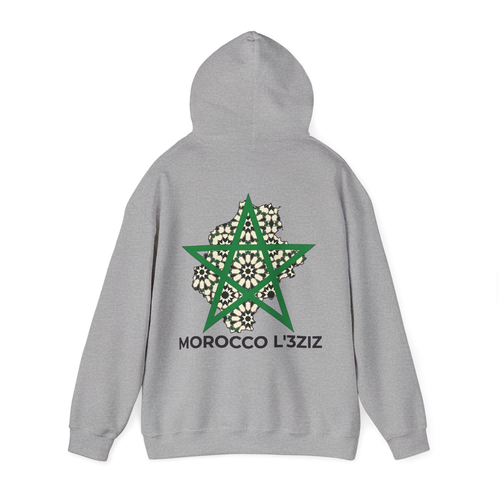 Sweat à capuche L’3ziz – Étoile et mosaïque marocaine - LUMÏA