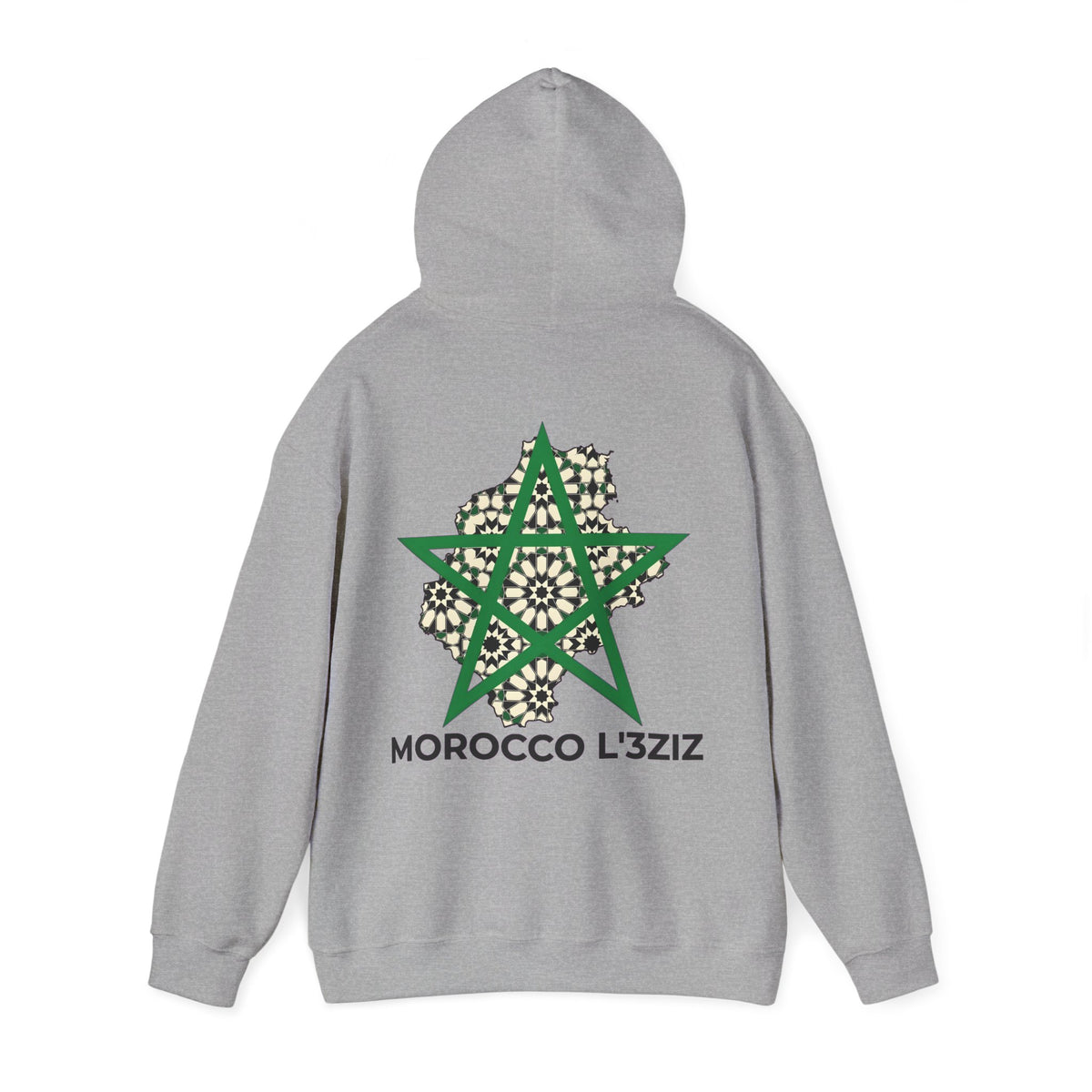 Sweat à capuche L’3ziz – Étoile et mosaïque marocaine - LUMÏA