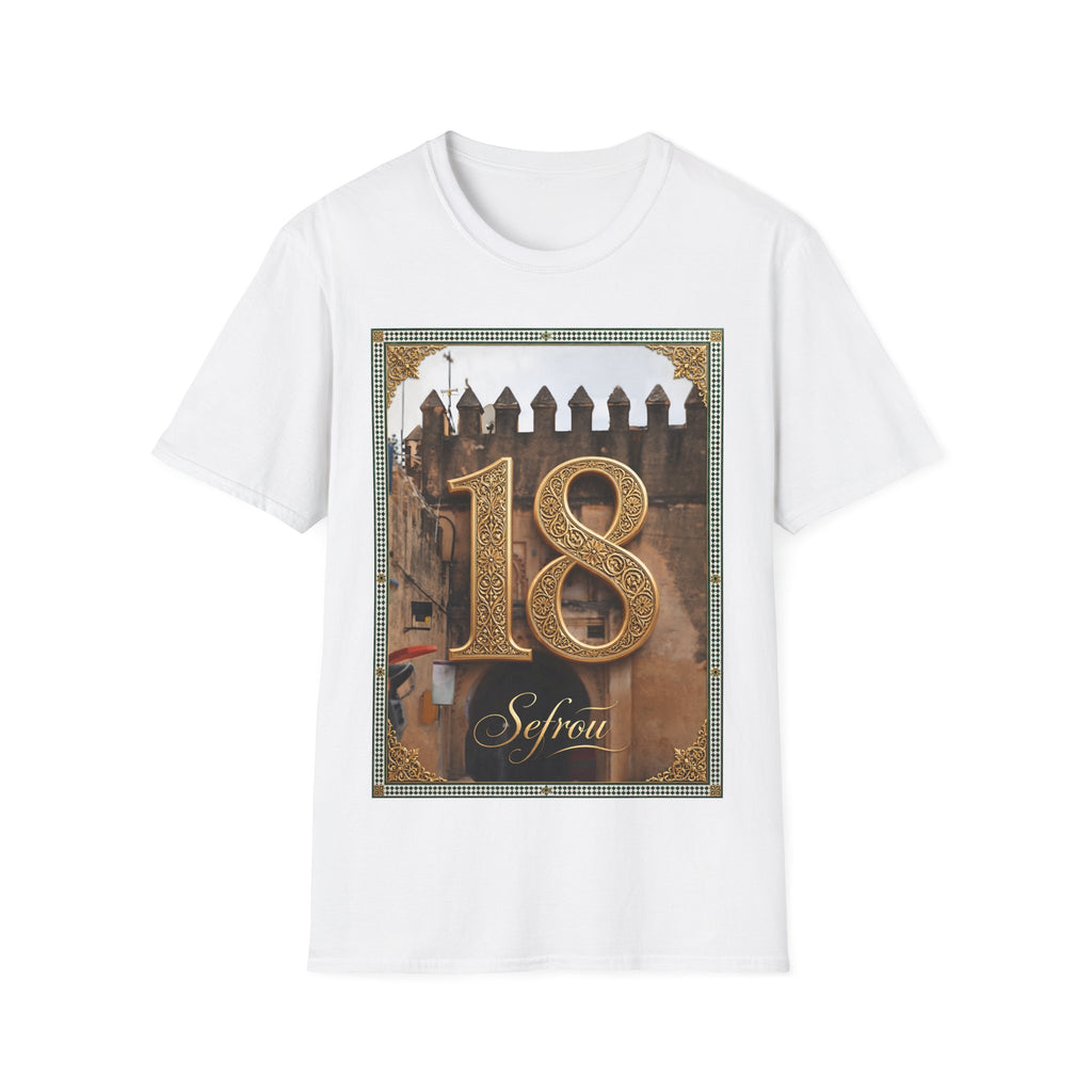 18th Birthday Tee — Elegant Gold Number Birthday T-Shirt - LUMÏA