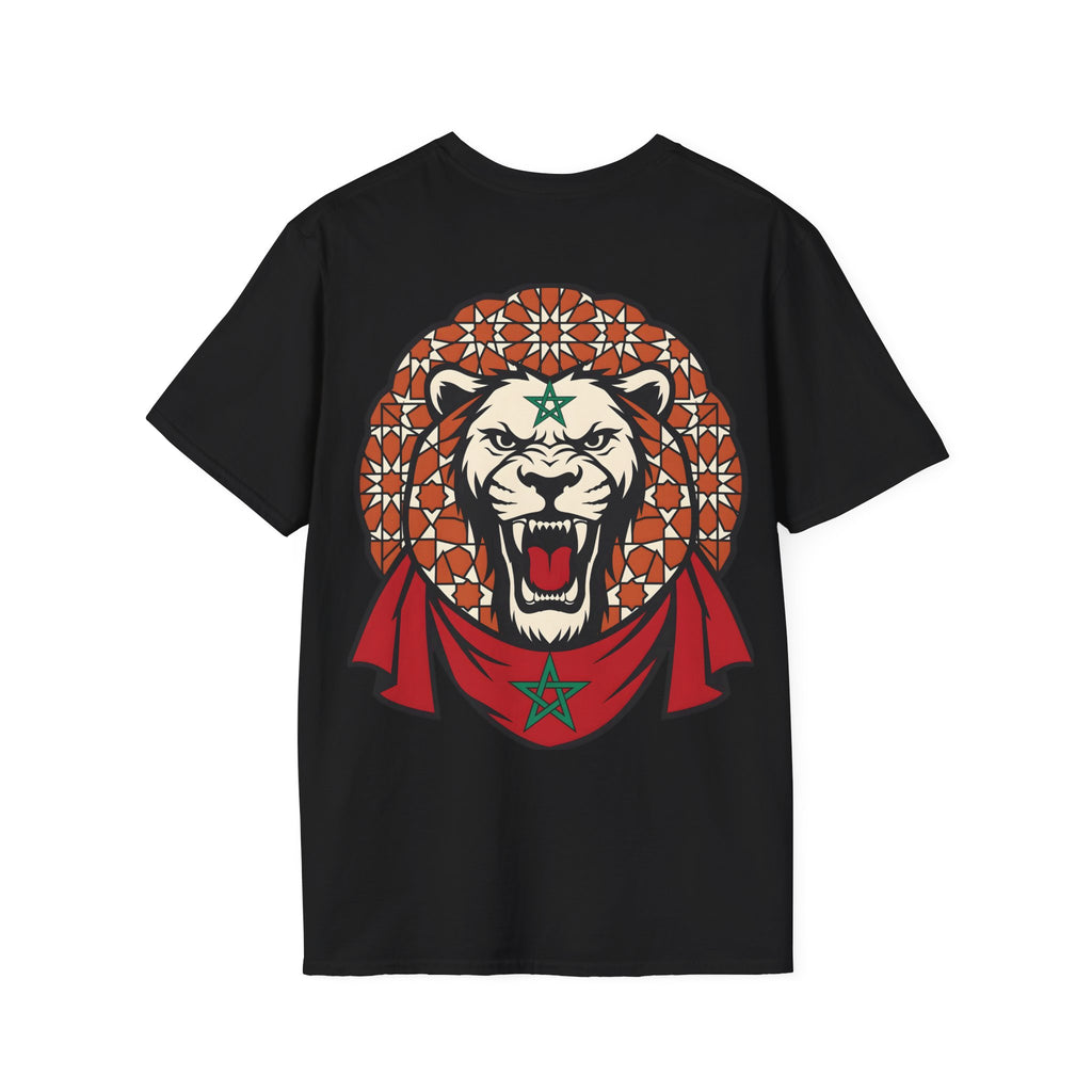T-shirt Lion du Maroc, mosaïque et force - LUMÏA